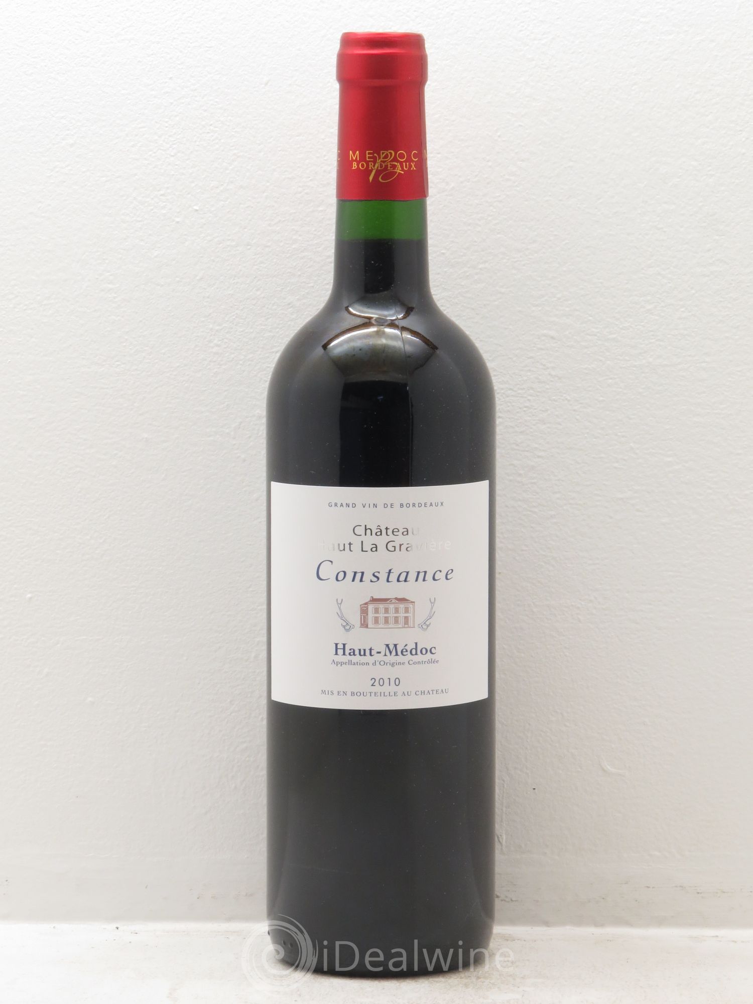 Haut Médoc Château Haut La Gravière Cuvée Constance (sans prix de réserve) 2010 - Posten von 1 Flasche - 0