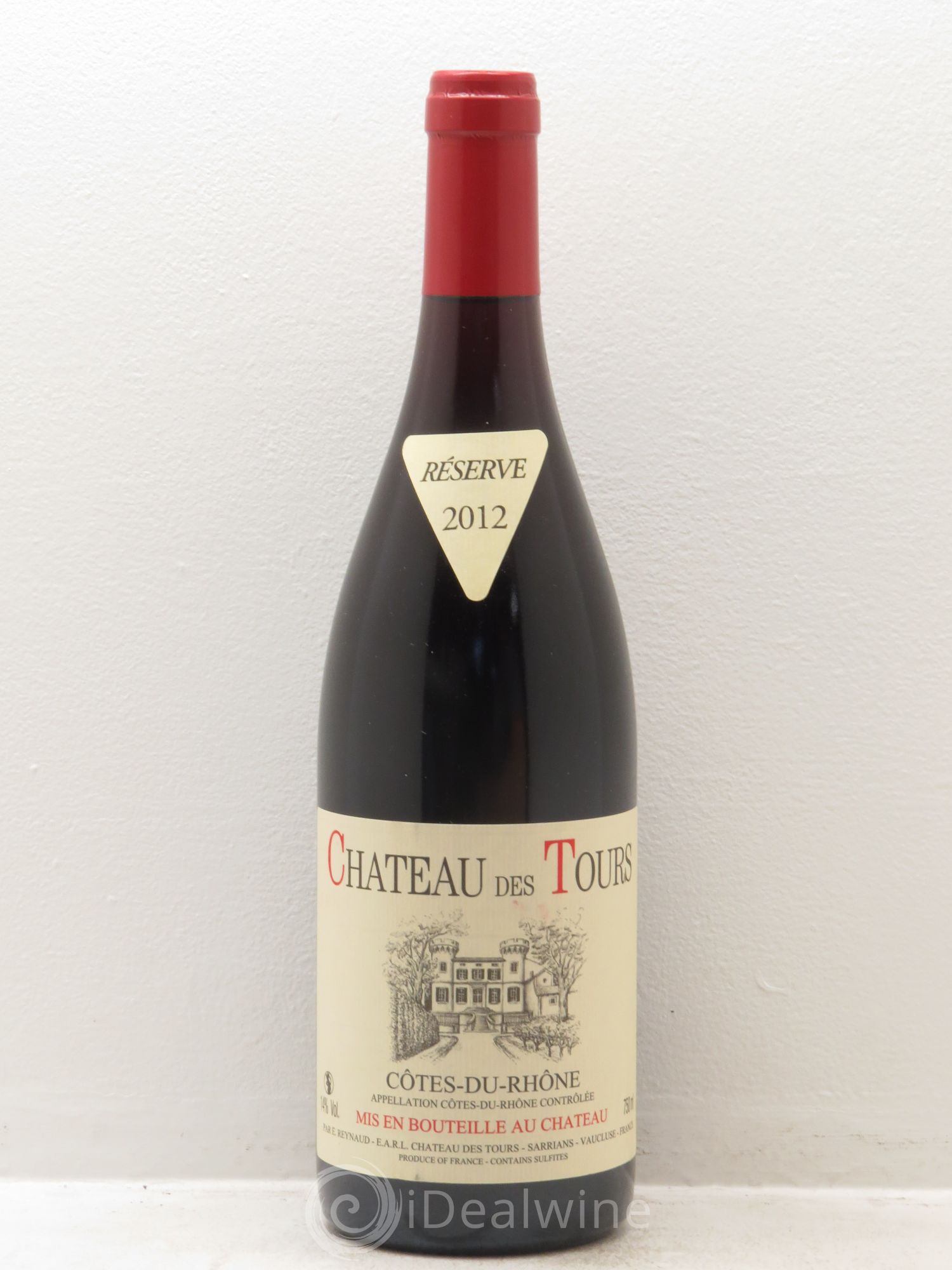 Côtes-du-Rhône Château des Tours Emmanuel Reynaud (sans prix de réserve) 2012 - Lot de 1 bouteille - 0