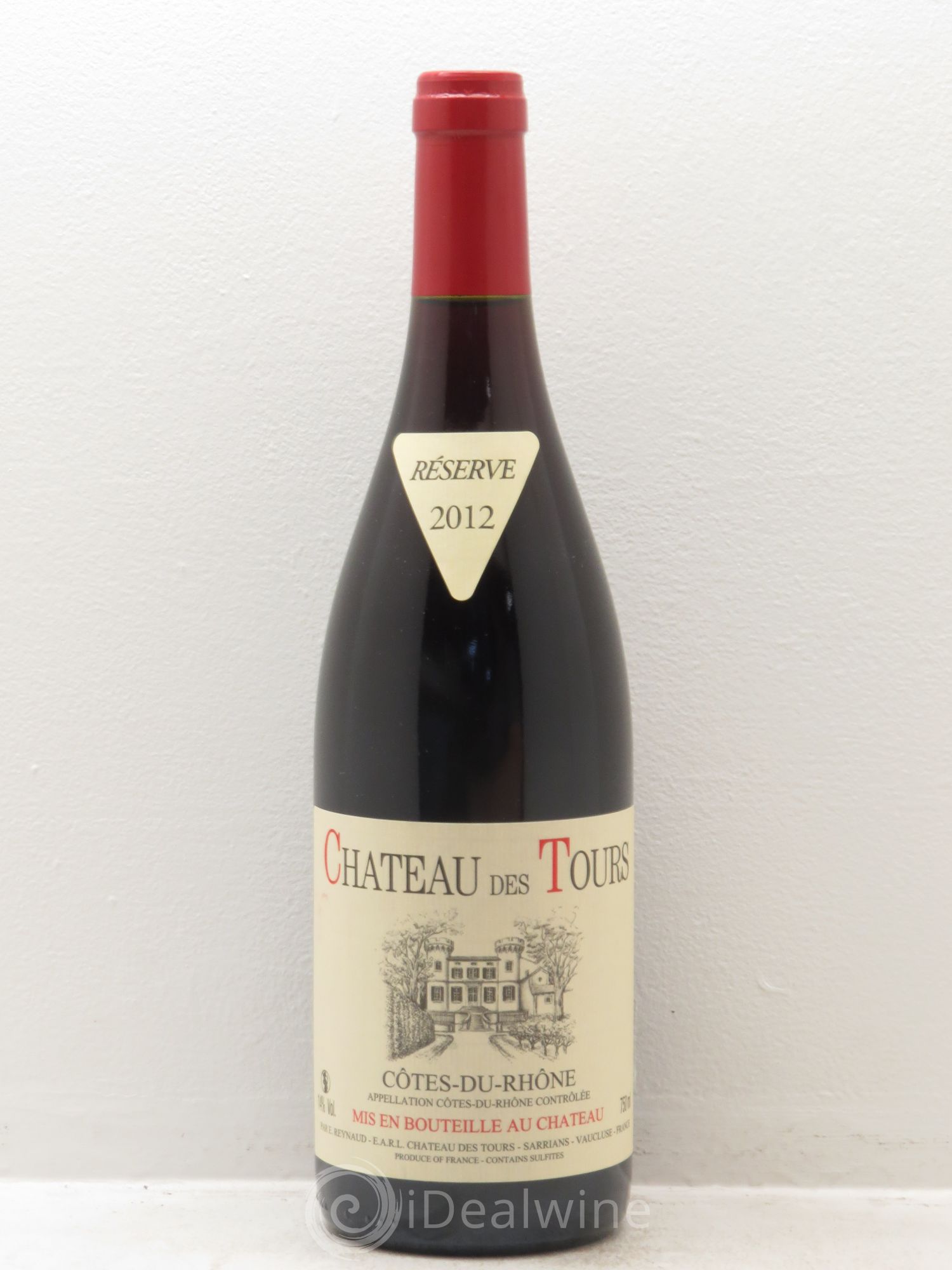 Côtes-du-Rhône Château des Tours Emmanuel Reynaud (sans prix de réserve) 2012 - Lot de 1 bouteille - 0