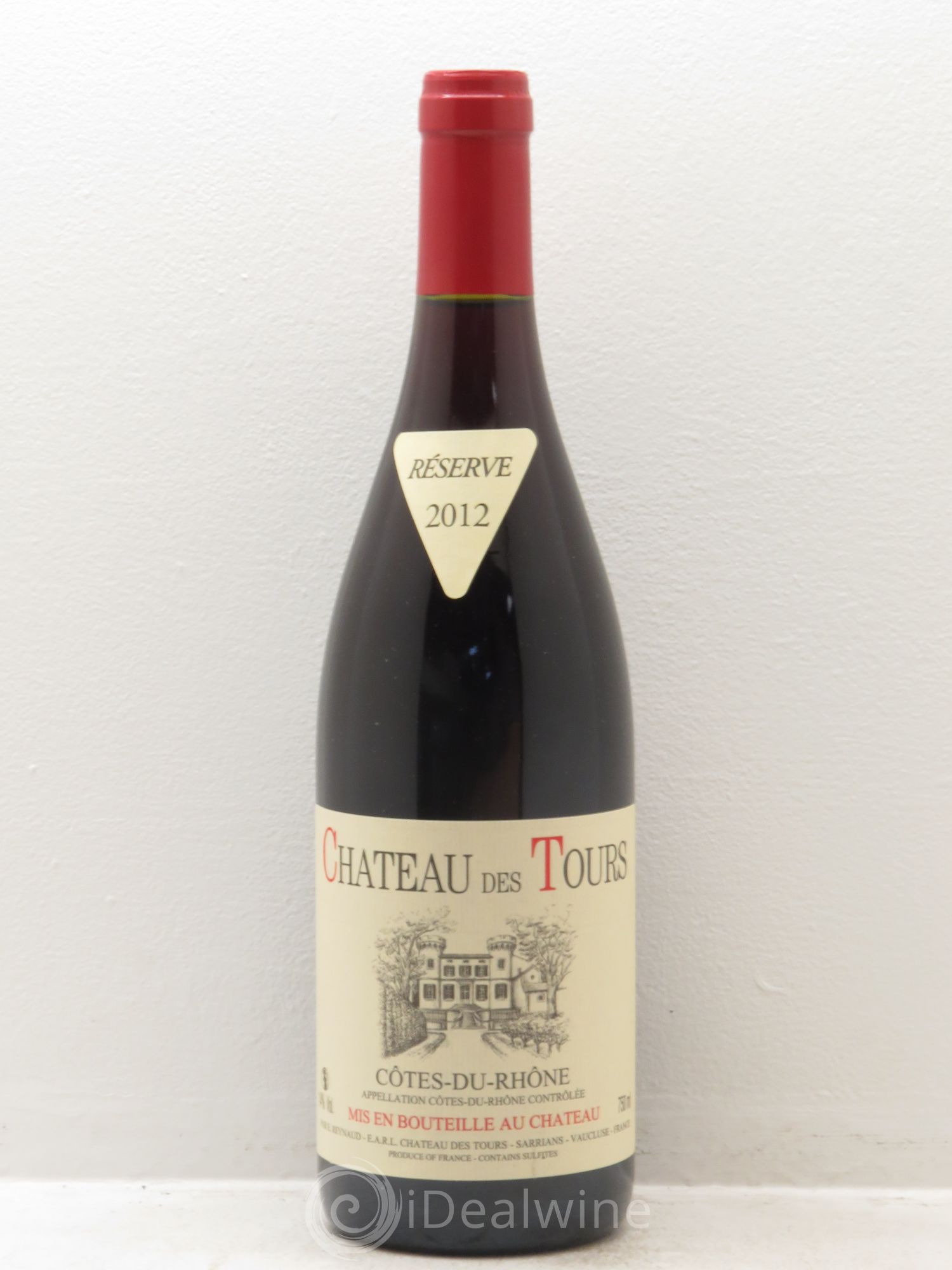 Côtes-du-Rhône Château des Tours Emmanuel Reynaud (sans prix de réserve) 2012 - Lot de 1 bouteille - 0