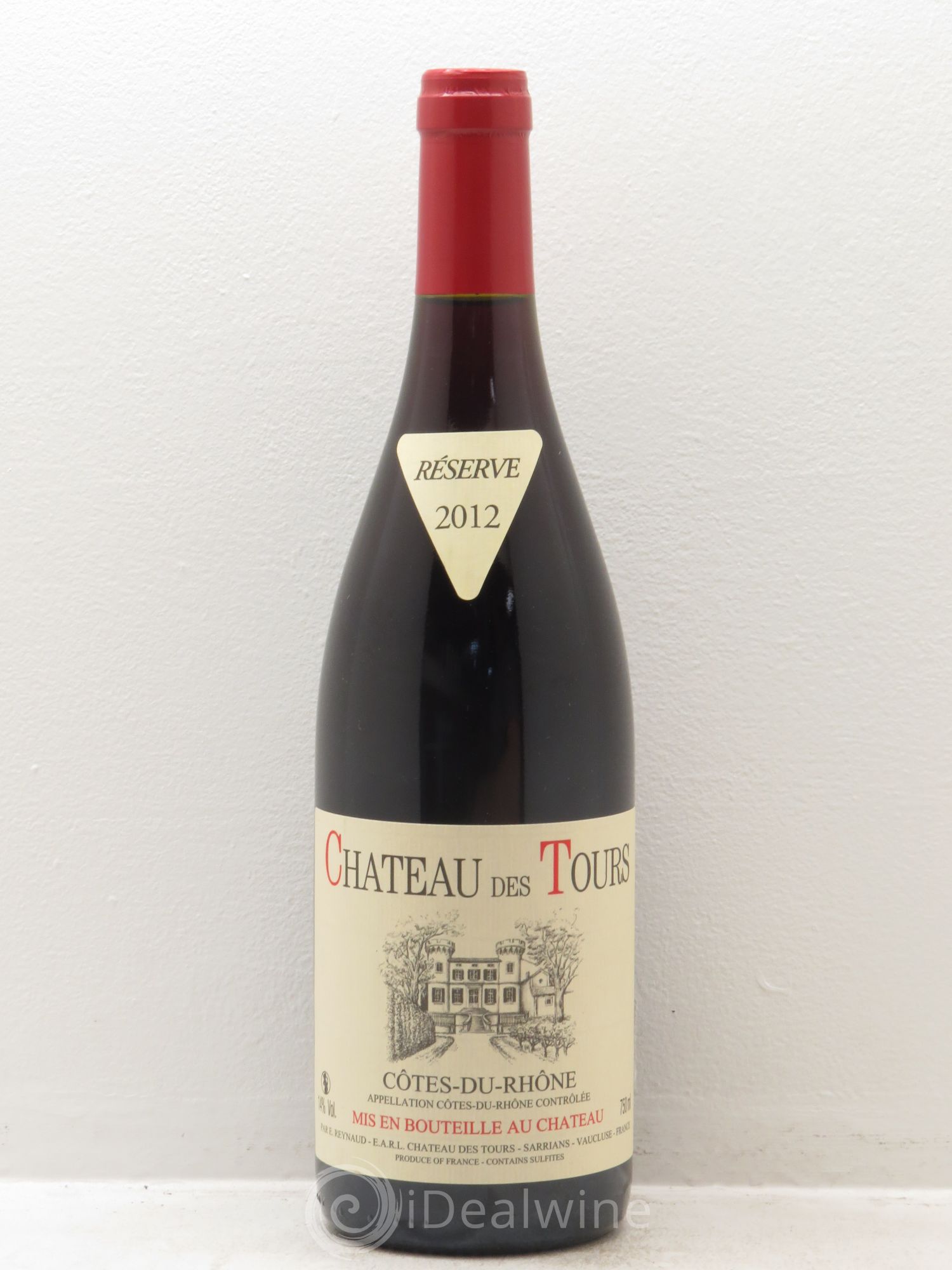 Côtes-du-Rhône Château des Tours Emmanuel Reynaud (sans prix de réserve) 2012 - Lot de 1 bouteille - 0