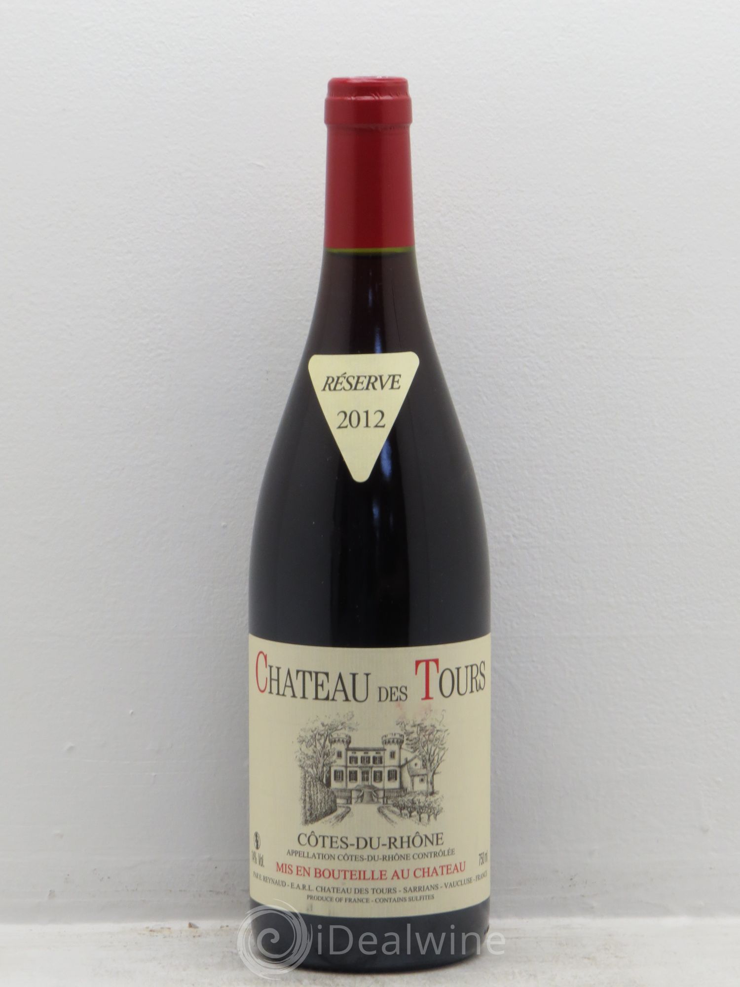 Côtes-du-Rhône Château des Tours Emmanuel Reynaud (sans prix de réserve) 2012 - Lot de 1 bouteille - 0