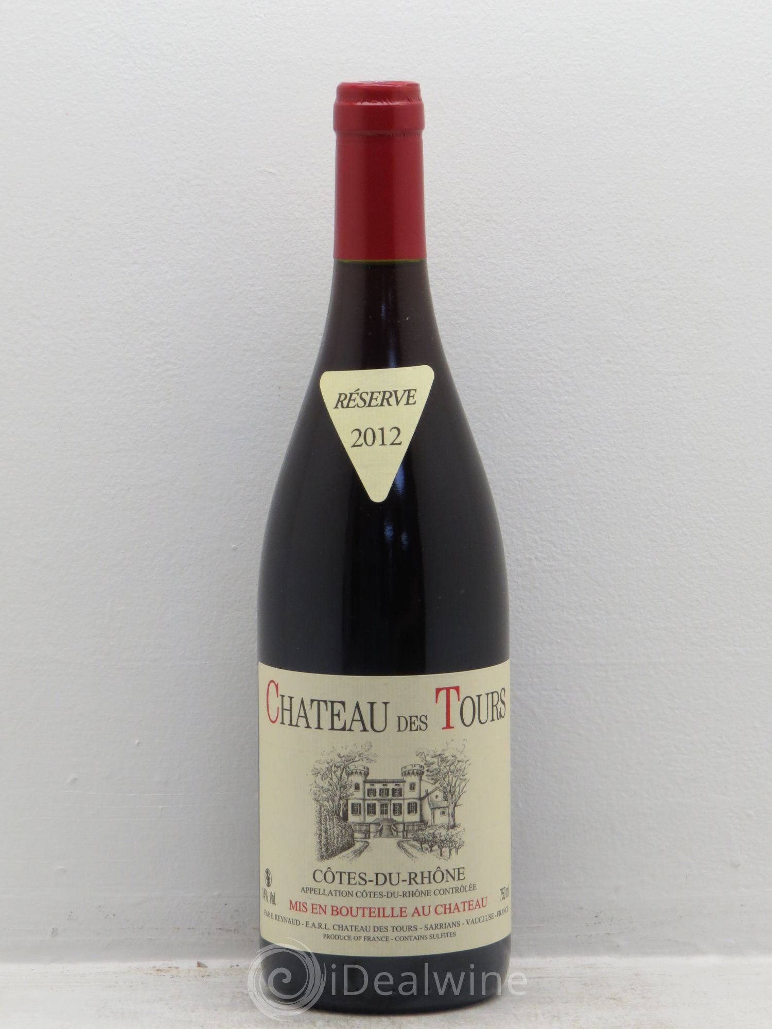 Côtes-du-Rhône Château des Tours Emmanuel Reynaud (sans prix de réserve) 2012 - Lot de 1 bouteille - 0