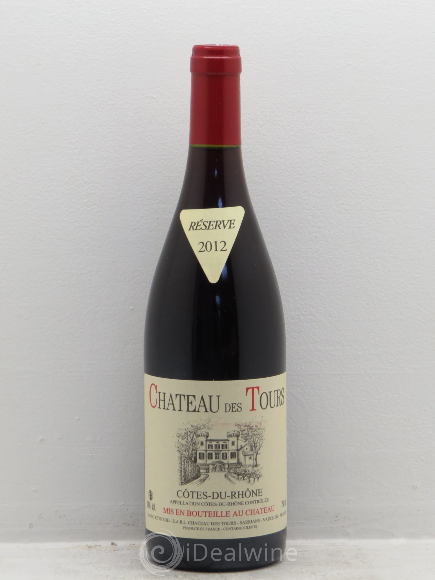 Côtes-du-Rhône Château des Tours Emmanuel Reynaud (sans prix de réserve) 2012 - Lot de 1 bouteille - 0