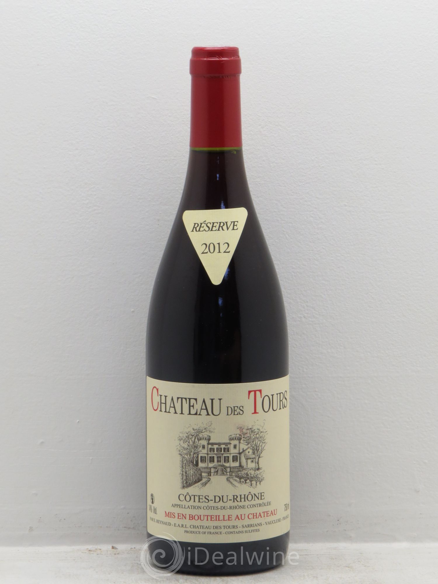 Côtes-du-Rhône Château des Tours Emmanuel Reynaud (sans prix de réserve) 2012 - Lot de 1 bouteille - 0