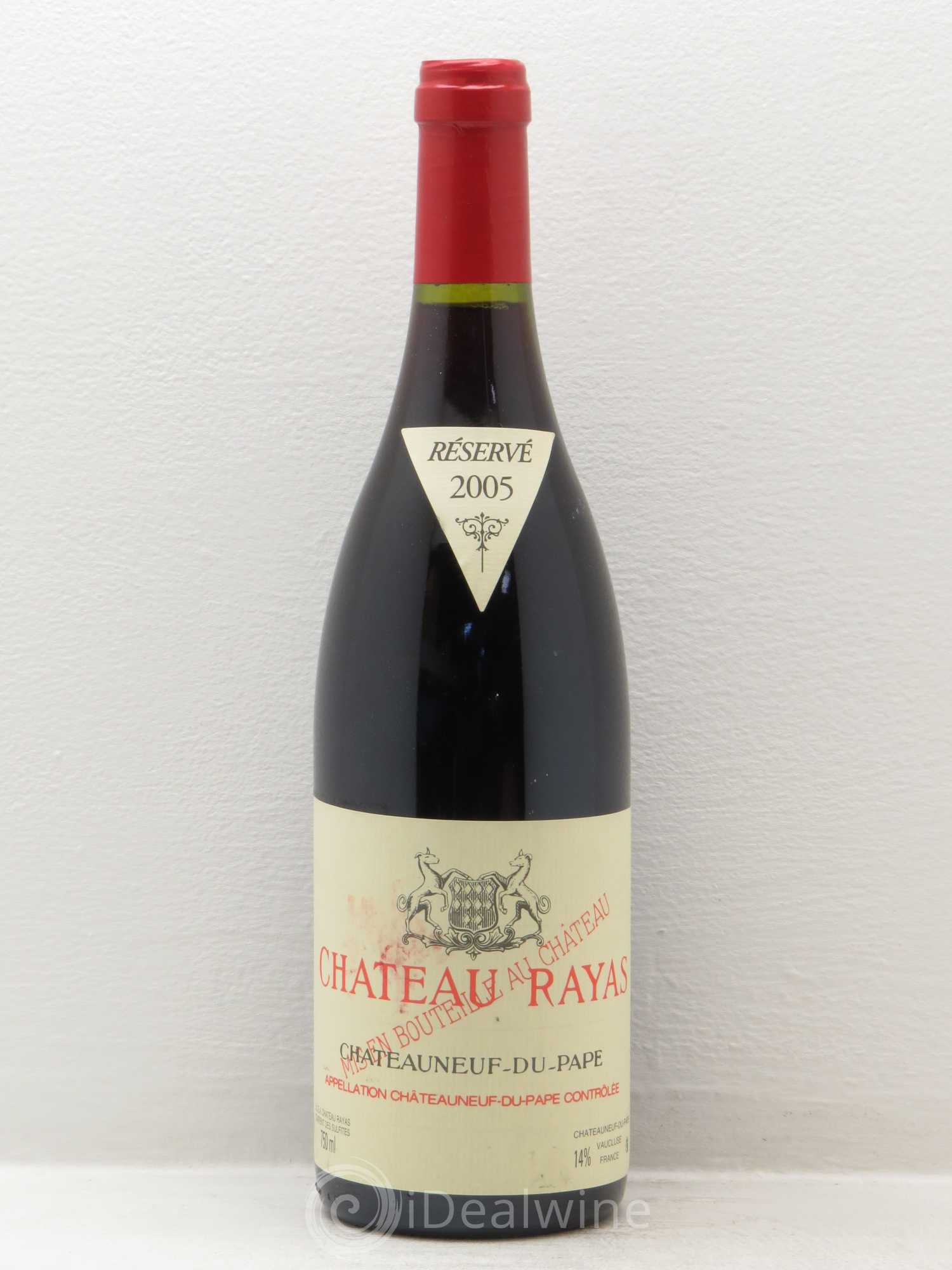 Châteauneuf-du-Pape Château Rayas Emmanuel Reynaud 2005 - Lot de 1 bouteille - 0