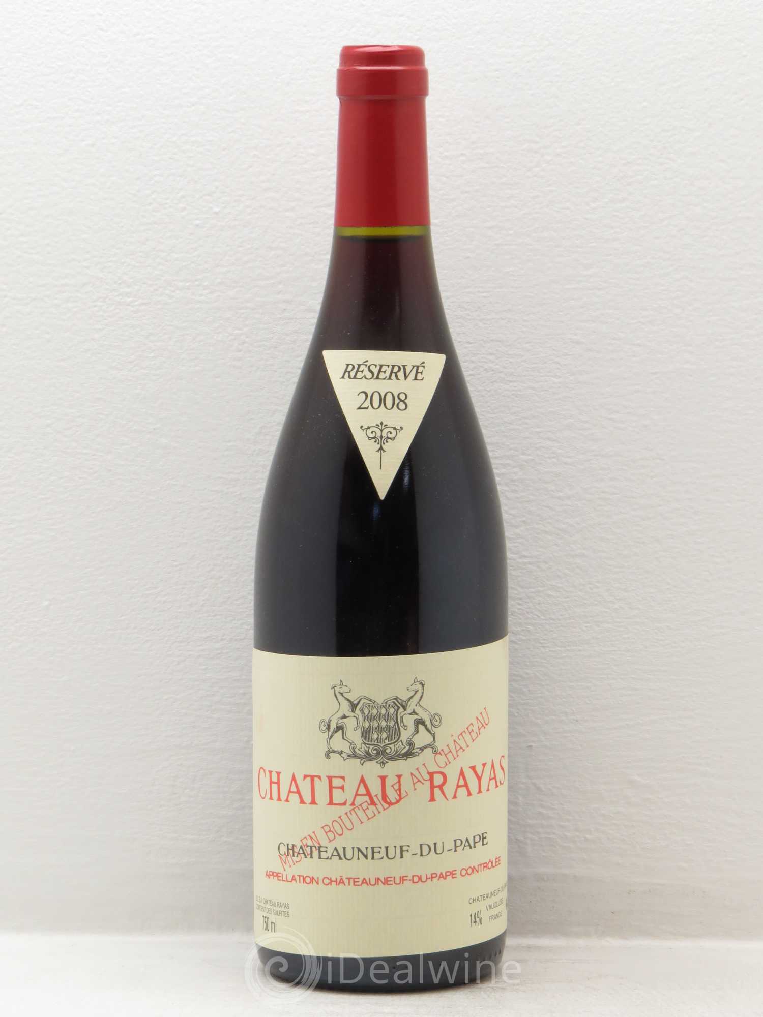 Châteauneuf-du-Pape Château Rayas Emmanuel Reynaud 2008 - Lot de 1 bouteille - 0