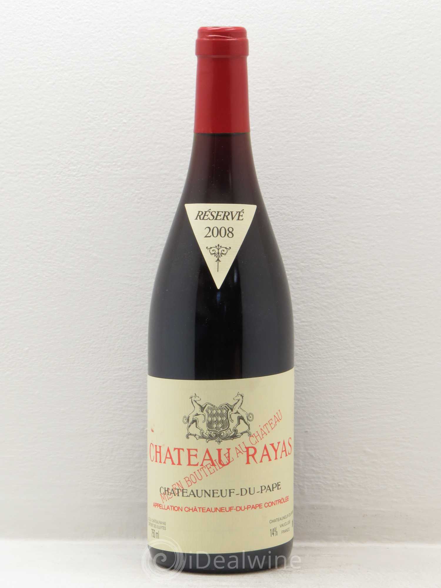 Châteauneuf-du-Pape Château Rayas Emmanuel Reynaud 2008 - Lot de 1 bouteille - 0
