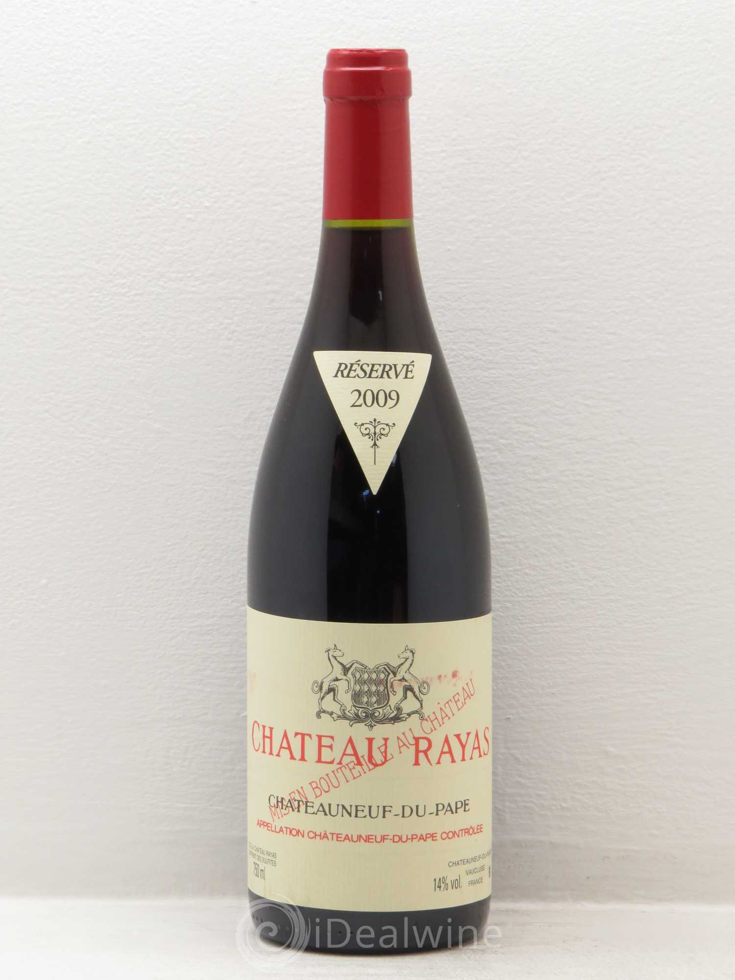 Châteauneuf-du-Pape Château Rayas Emmanuel Reynaud 2009 - Lot de 1 bouteille - 0