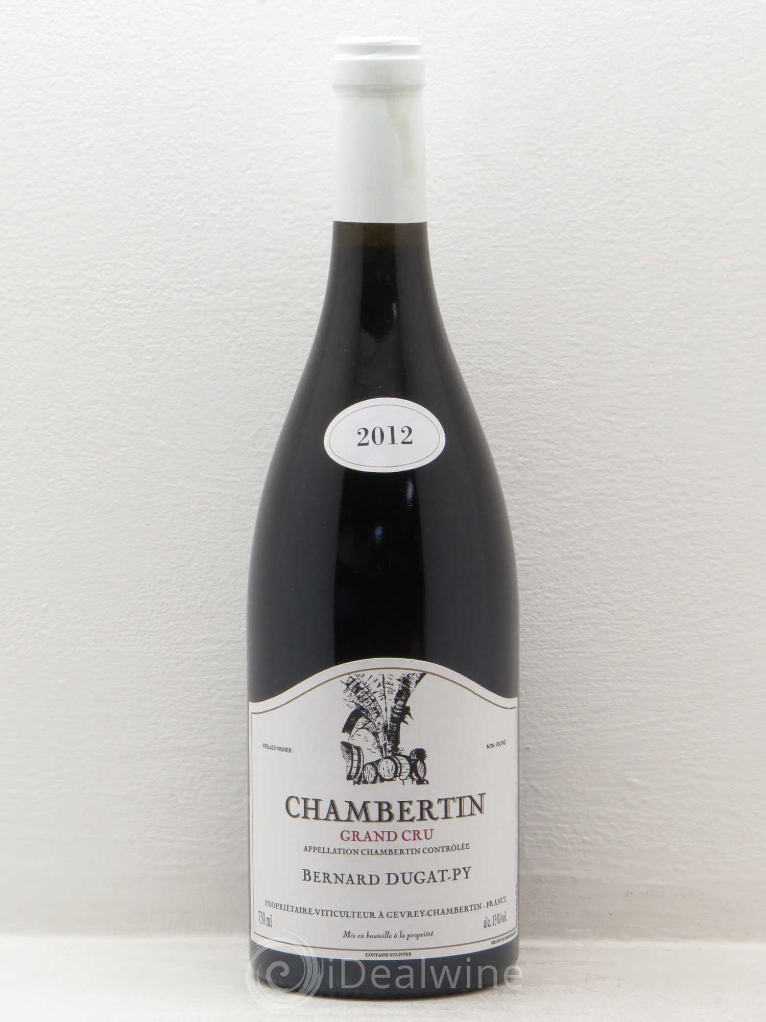 Chambertin Grand Cru Vieilles Vignes Dugat-Py 2012 - Lot de 1 bouteille - 0