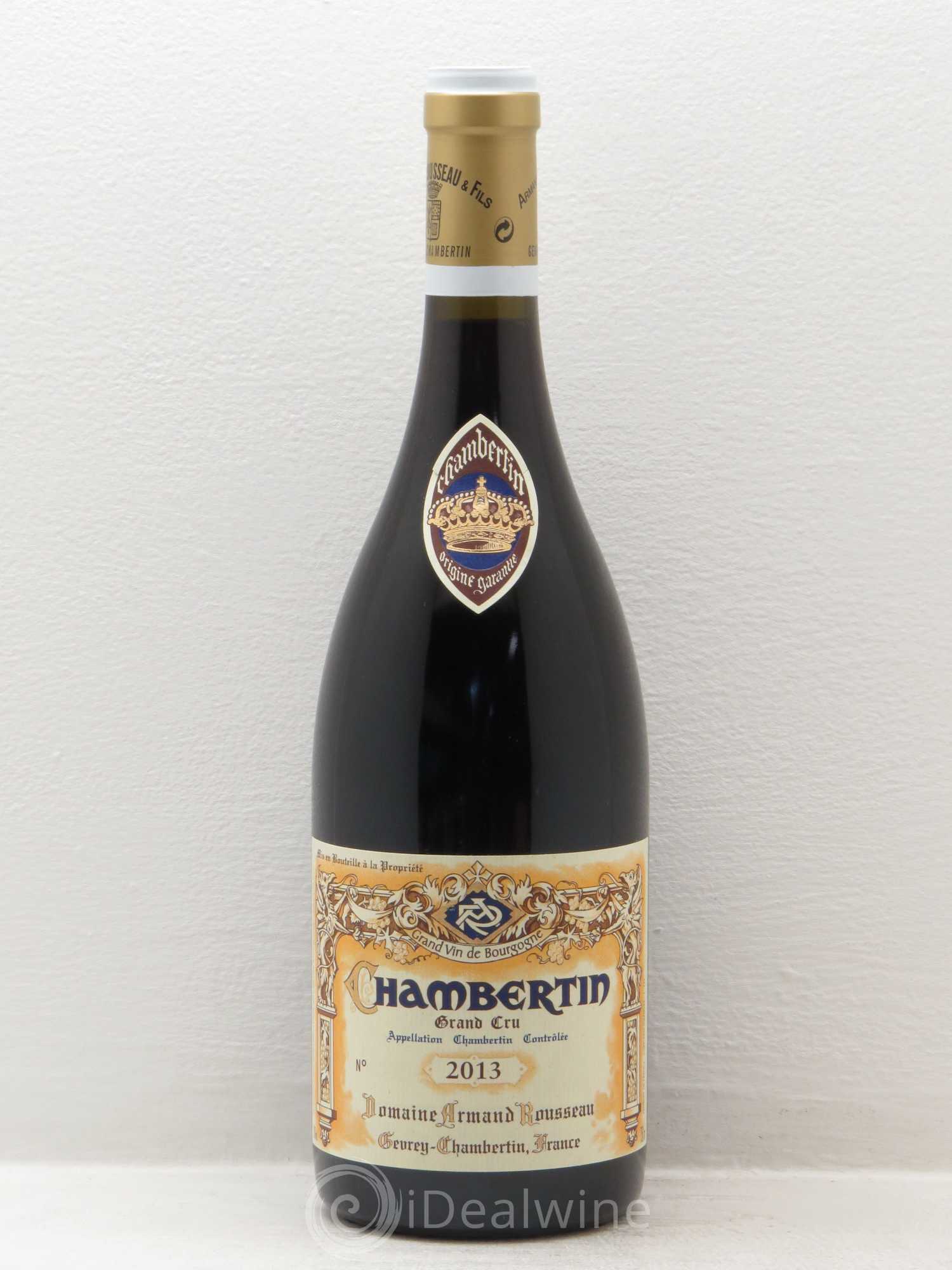 Chambertin Grand Cru Armand Rousseau (Domaine) 2013 - Lot de 1 bouteille - 0