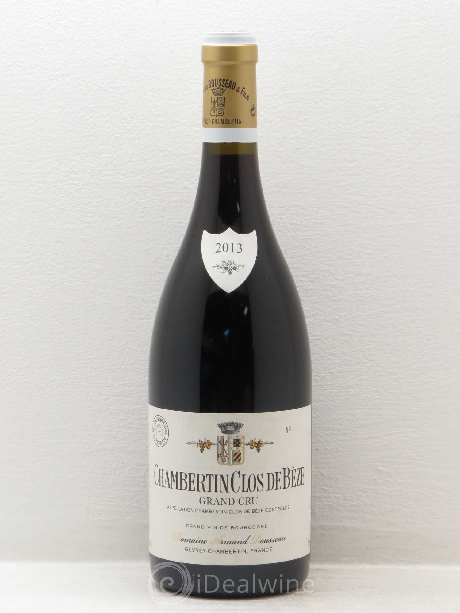 Chambertin Clos de Bèze Grand Cru Armand Rousseau (Domaine) 2013 - Lot de 1 bouteille - 0