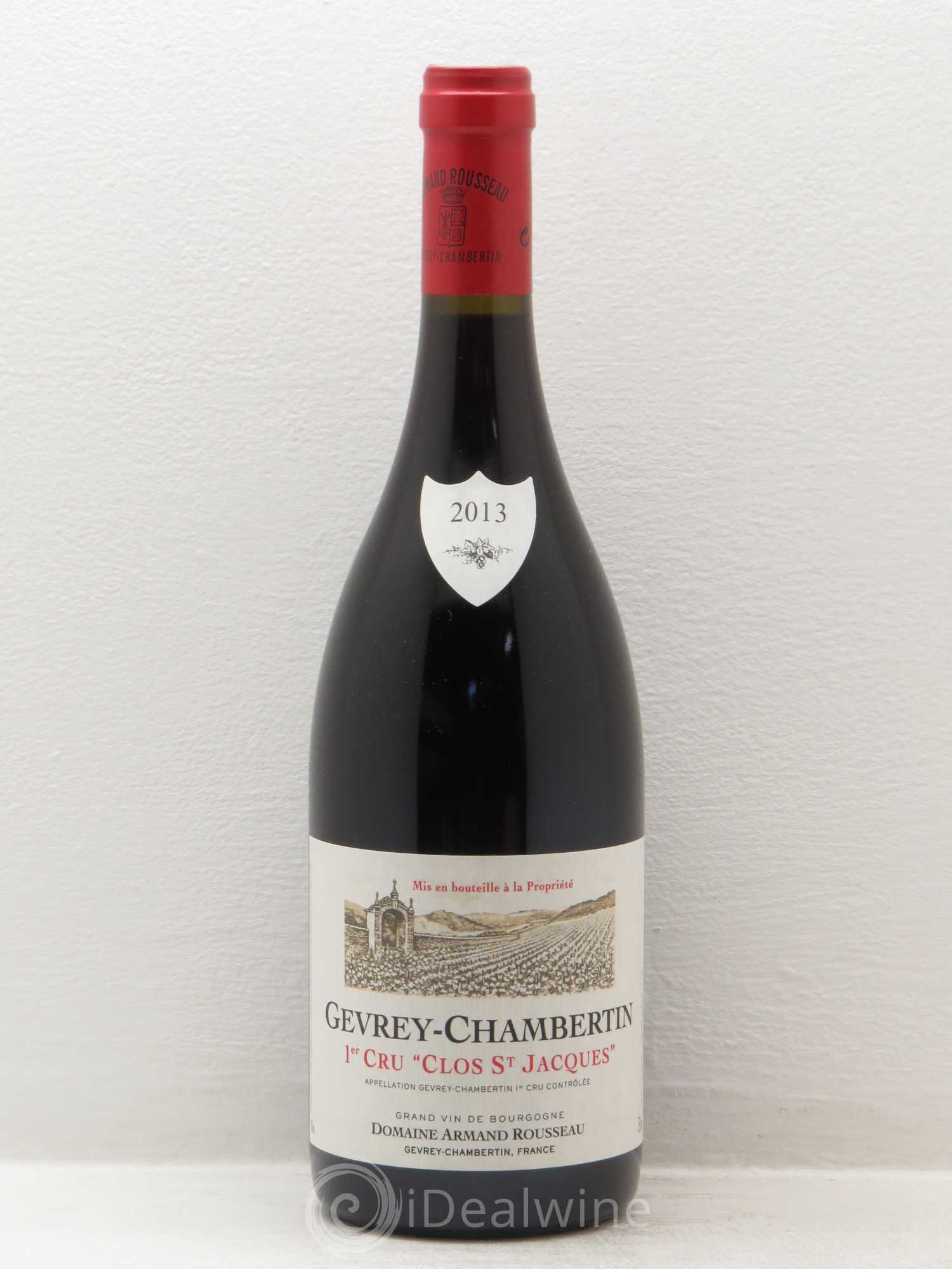 Gevrey-Chambertin 1er Cru Clos Saint-Jacques Armand Rousseau (Domaine) 2013 - Lot de 1 bouteille - 0