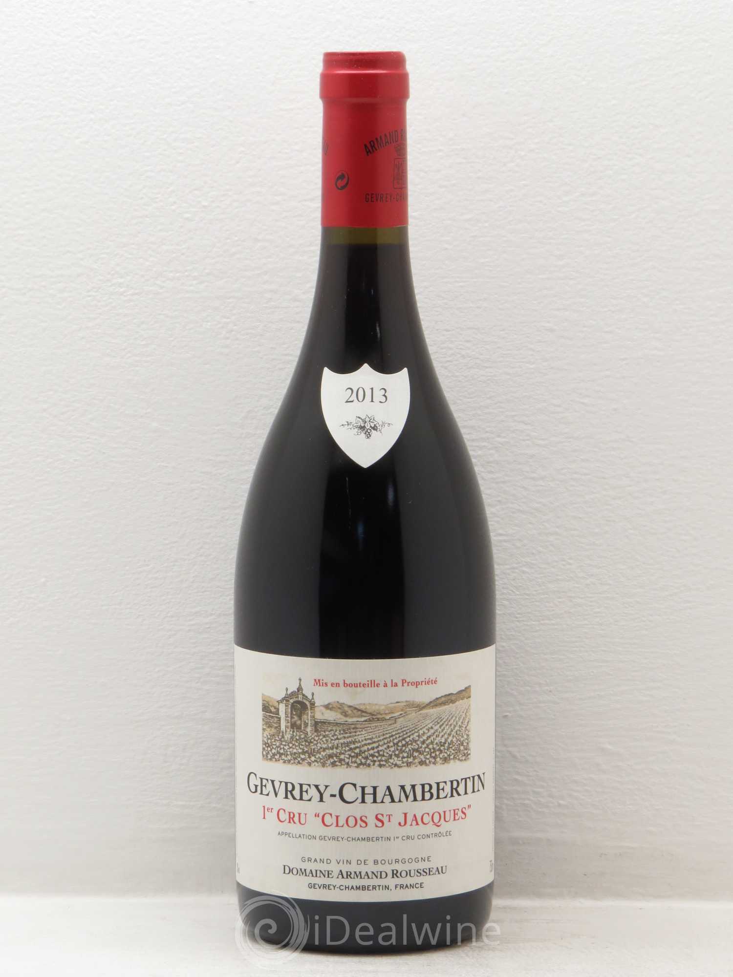 Gevrey-Chambertin 1er Cru Clos Saint-Jacques Armand Rousseau (Domaine) 2013 - Lot de 1 bouteille - 0