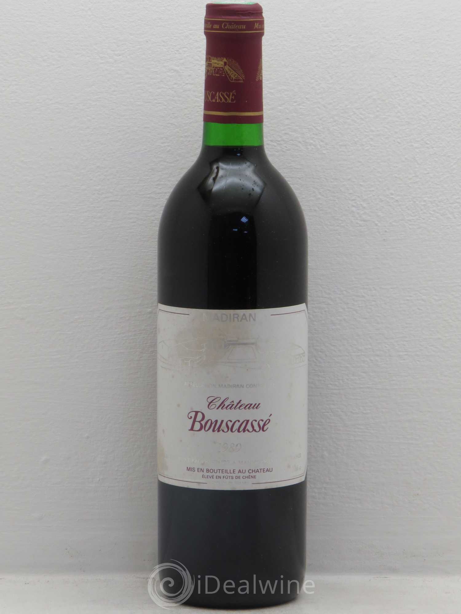 Madiran Château Bouscassé Alain Brumont (sans prix de réserve) 1989 - Lot de 1 bouteille - 0