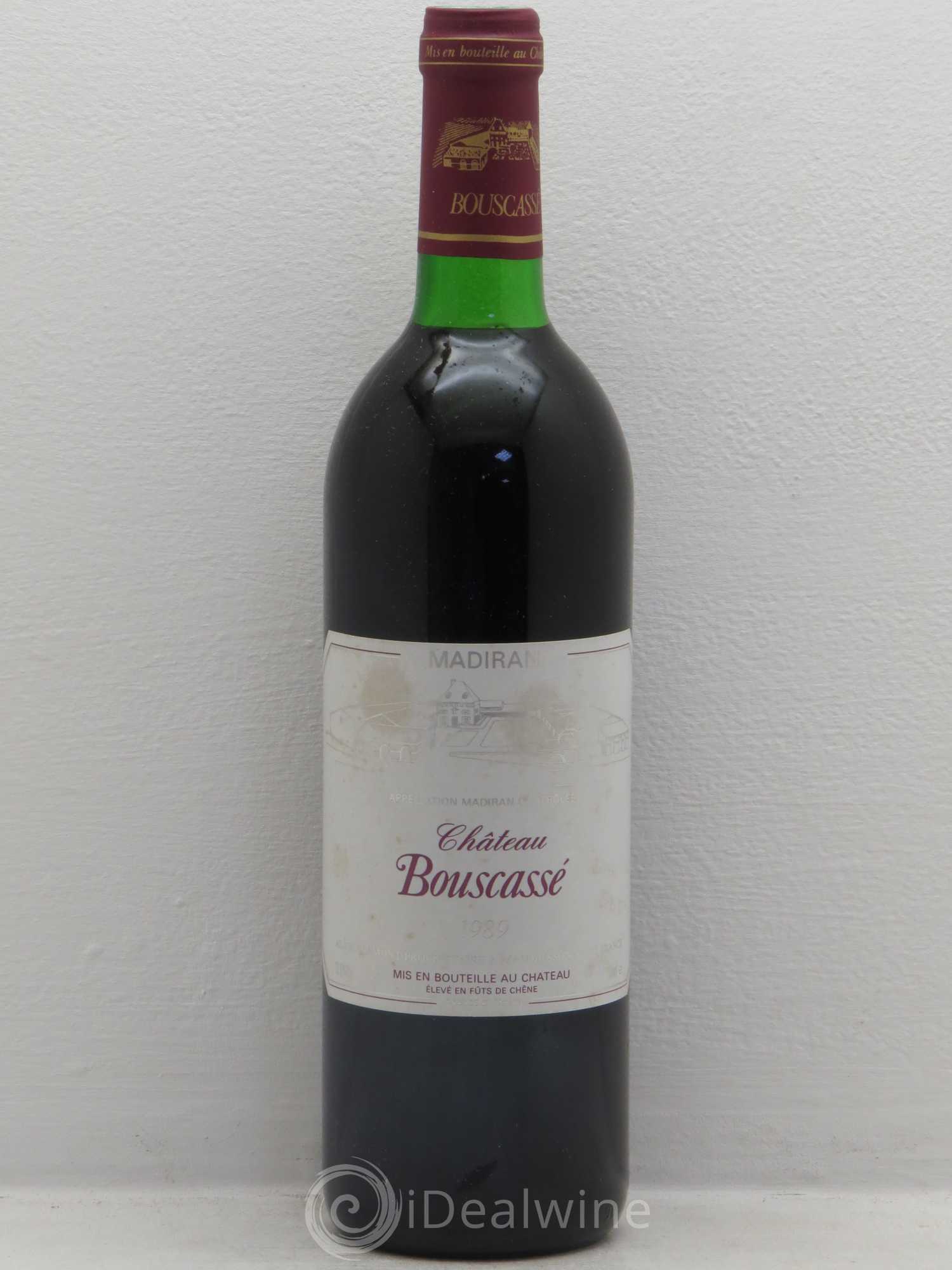 Madiran Château Bouscassé Alain Brumont (sans prix de réserve) 1989 - Lot de 1 bouteille - 0