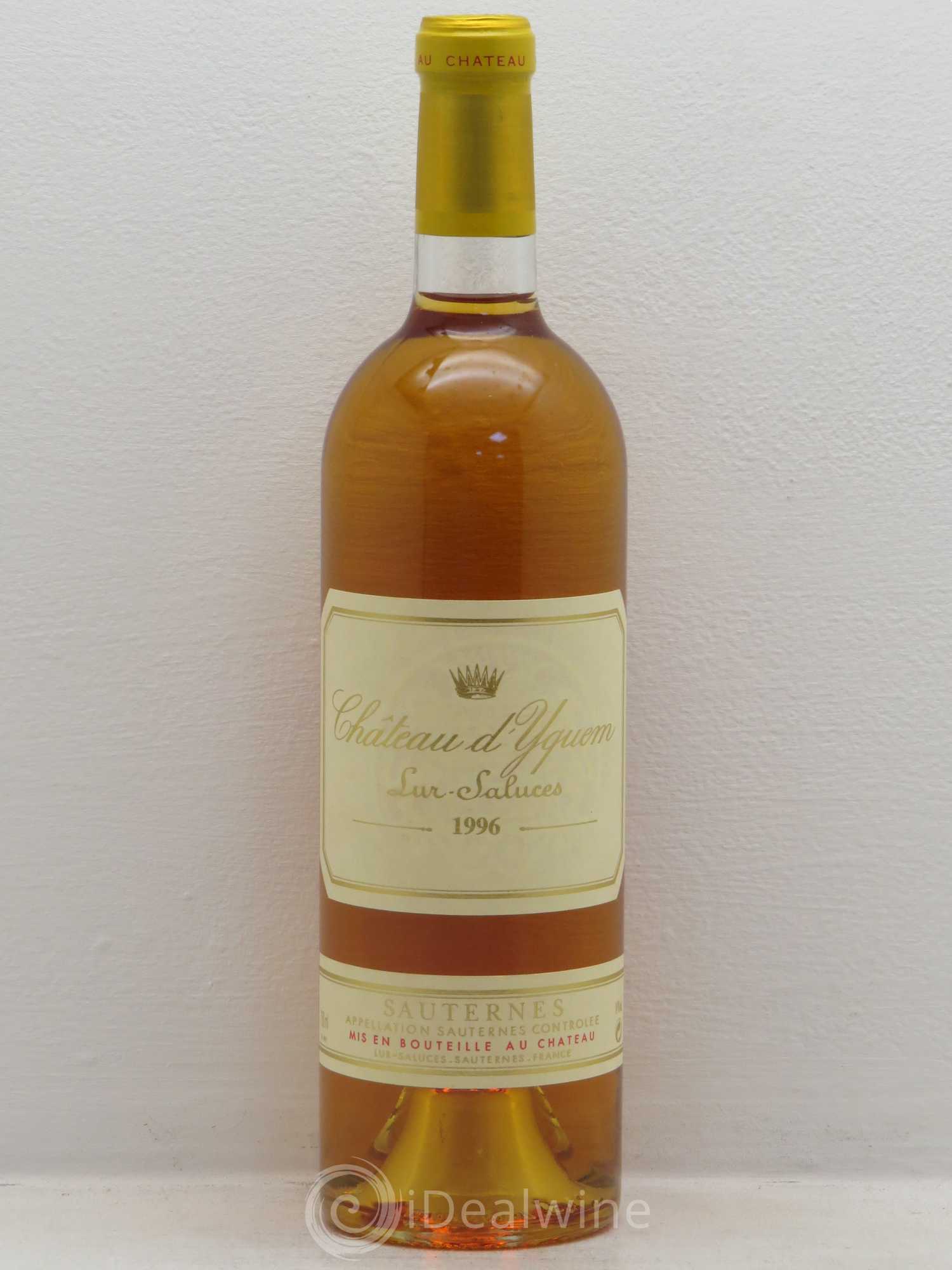 Château d' Yquem 1er Cru Classé Supérieur 1996 - Lotto di 1 bottiglia - 0