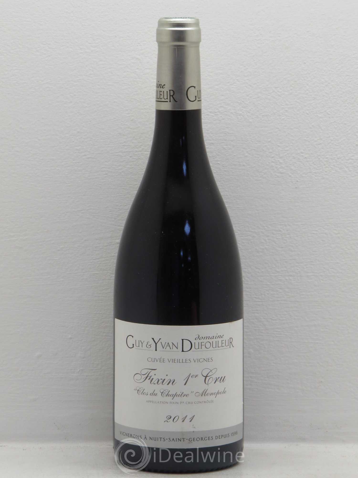 Fixin 1er Cru Domaine Guy et Yvan Dufouleur cuvée vieilles vignes(sans prix de réserve) 2011 - Posten von 1 Flasche - 0