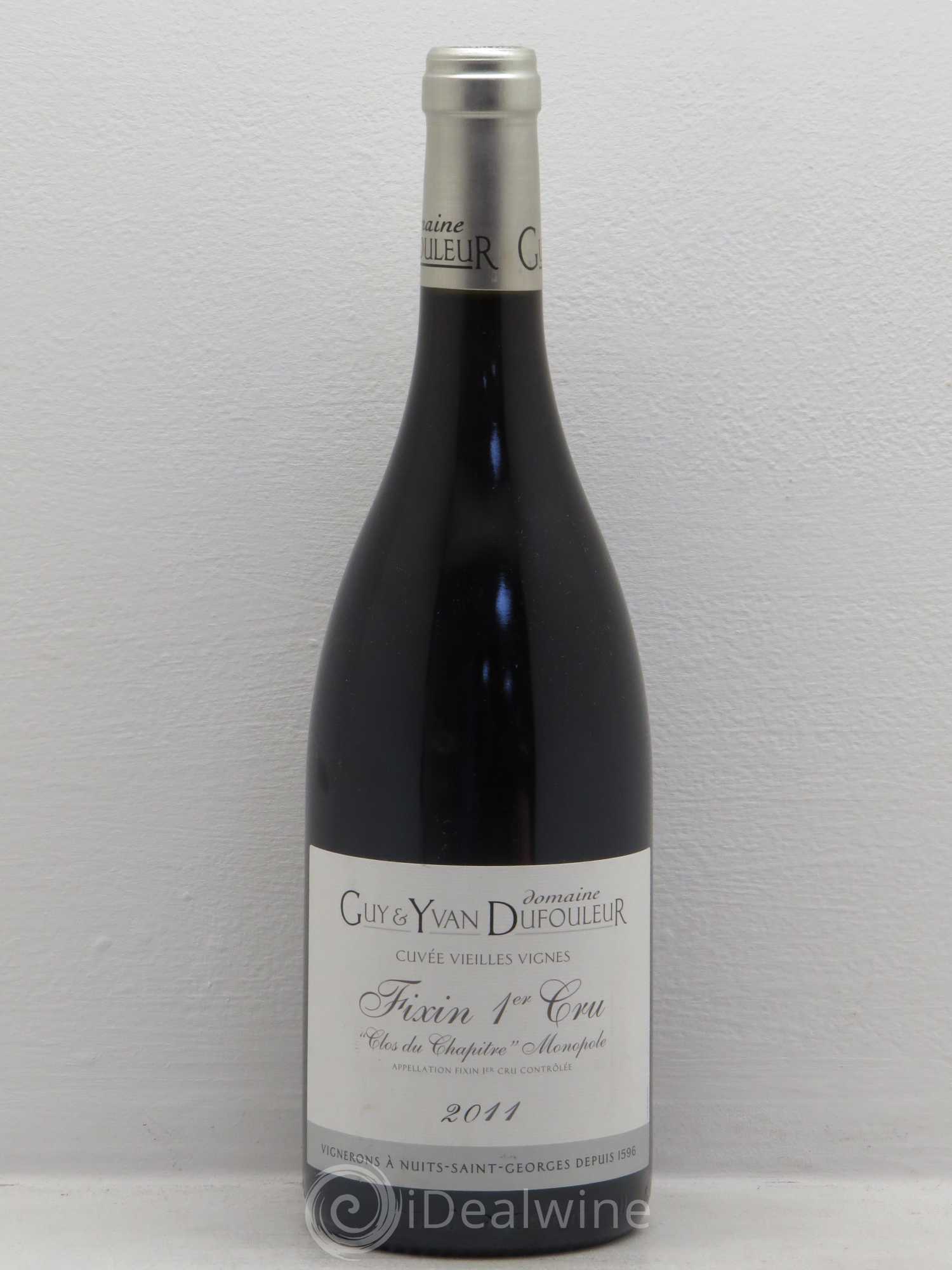 Fixin 1er Cru Domaine Guy et Yvan Dufouleur cuvée vieilles vignes(sans prix de réserve) 2011 - Posten von 1 Flasche - 0