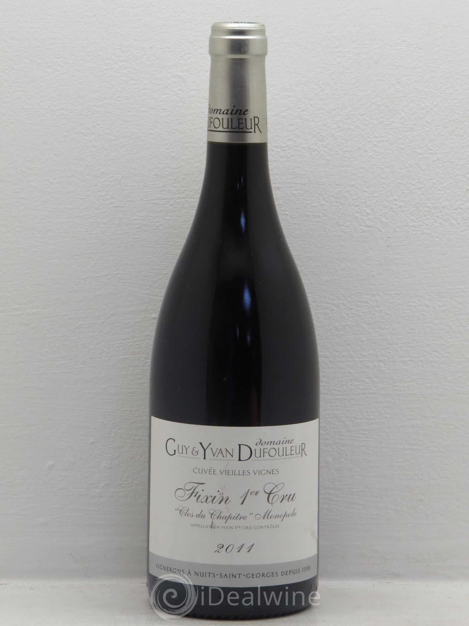 Fixin 1er Cru Domaine Guy et Yvan Dufouleur cuvée vieilles vignes(sans prix de réserve) 2011 - Posten von 1 Flasche - 0