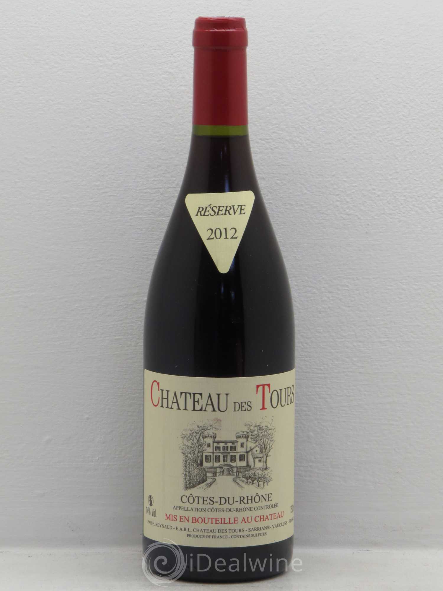 Côtes-du-Rhône Château des Tours Emmanuel Reynaud (sans prix de réserve) 2012 - Lot de 1 bouteille - 0
