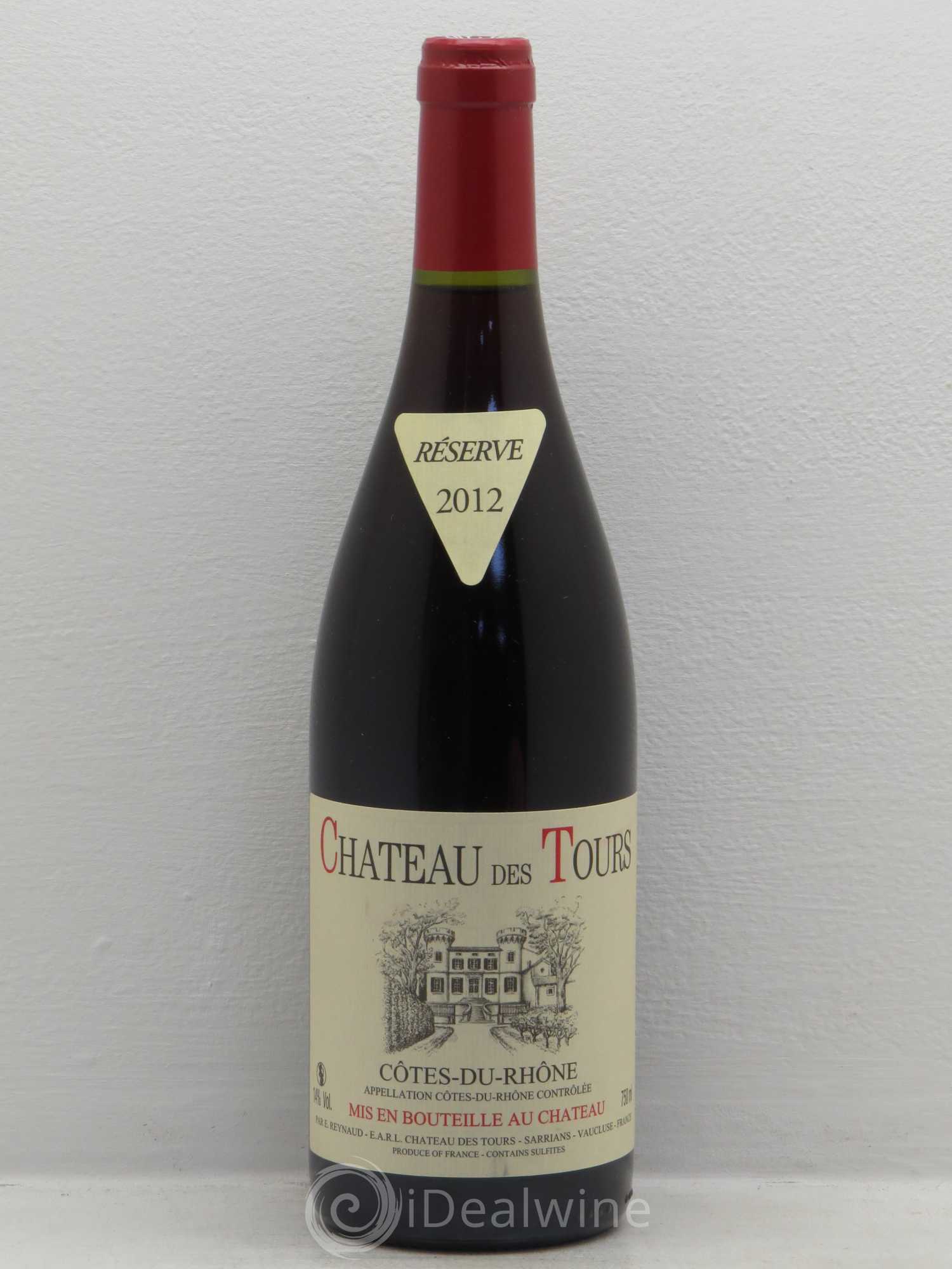 Côtes-du-Rhône Château des Tours Emmanuel Reynaud (sans prix de réserve) 2012 - Lot de 1 bouteille - 0