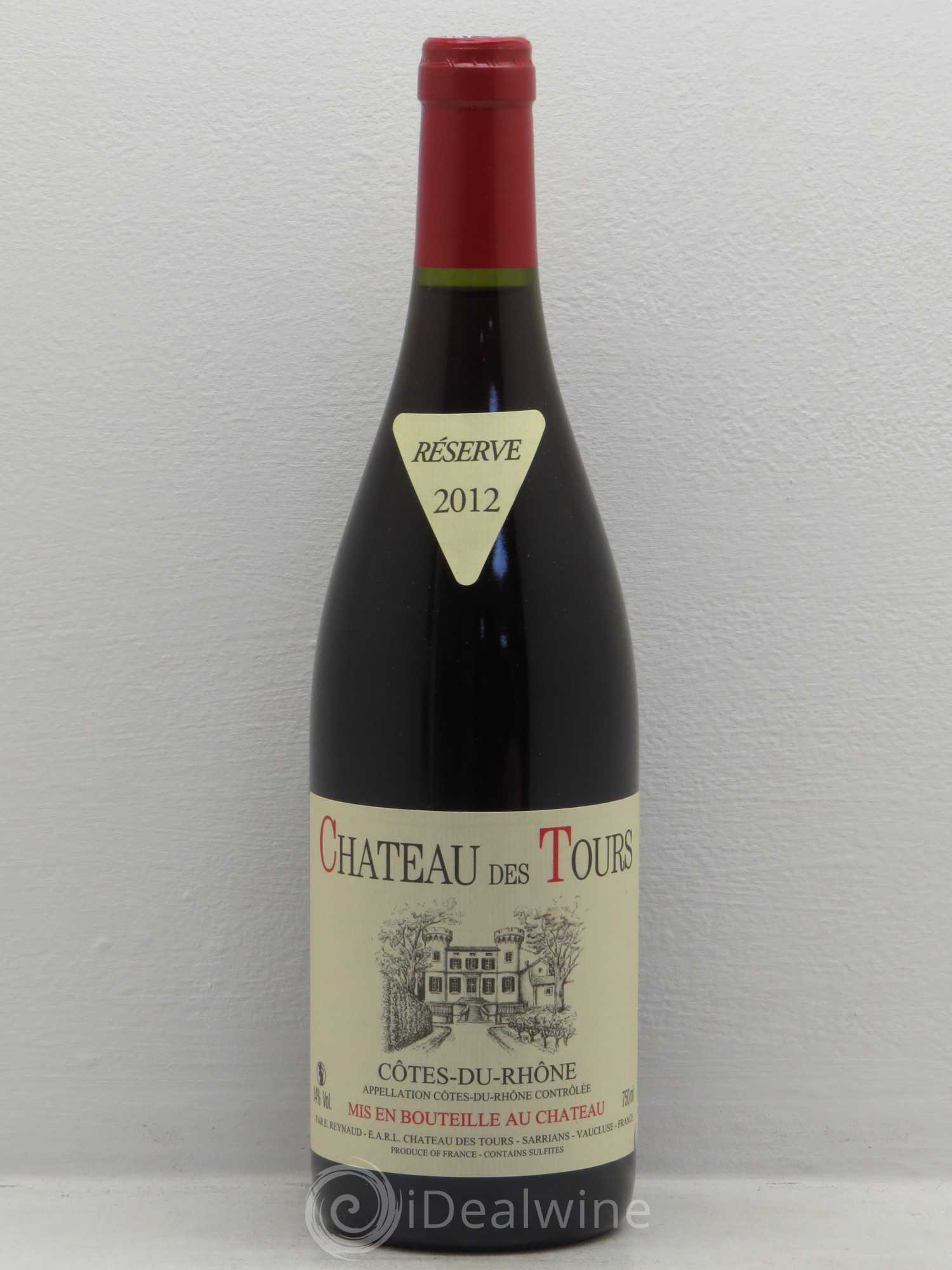 Côtes-du-Rhône Château des Tours Emmanuel Reynaud (sans prix de réserve) 2012 - Lot de 1 bouteille - 0
