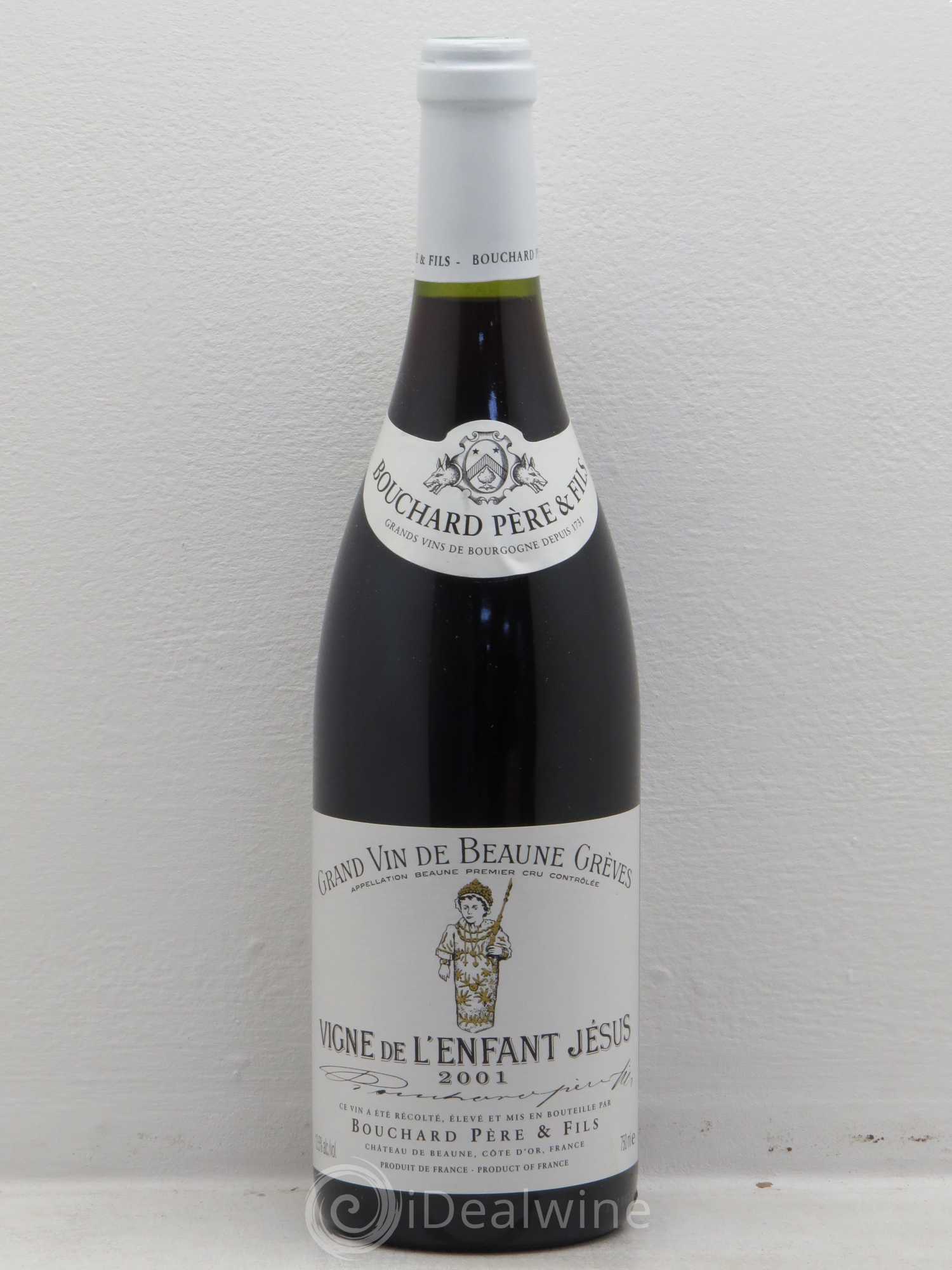 Beaune 1er Cru Grèves - Vigne de l'Enfant Jésus Bouchard Père & Fils (sans prix de réserve) 2001 - Lot de 1 bouteille - 0