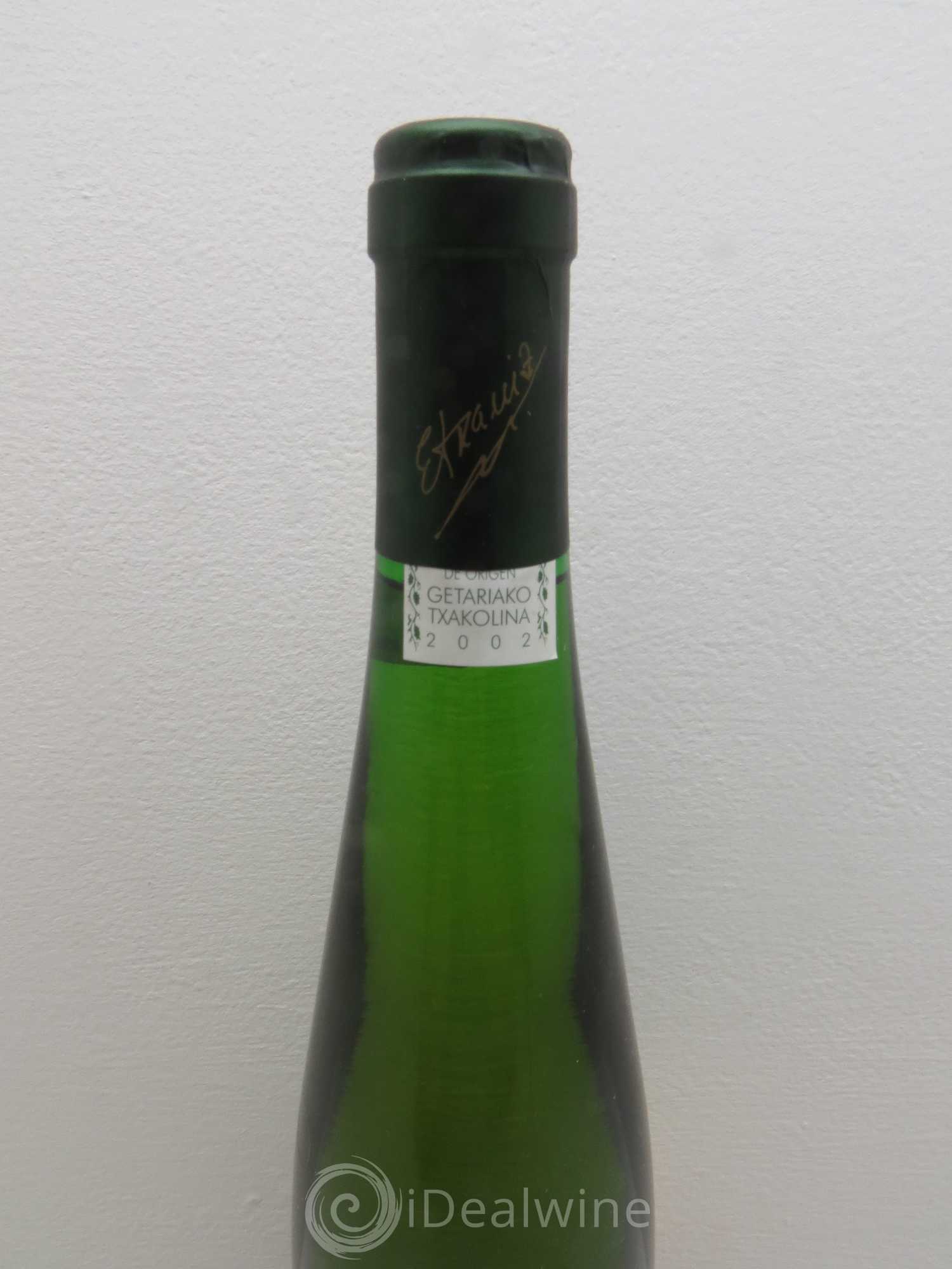 Espagne Txakoli Txomin Extaniz Getaria (sans prix de réserve) 2002 - Posten von 1 Flasche - 1