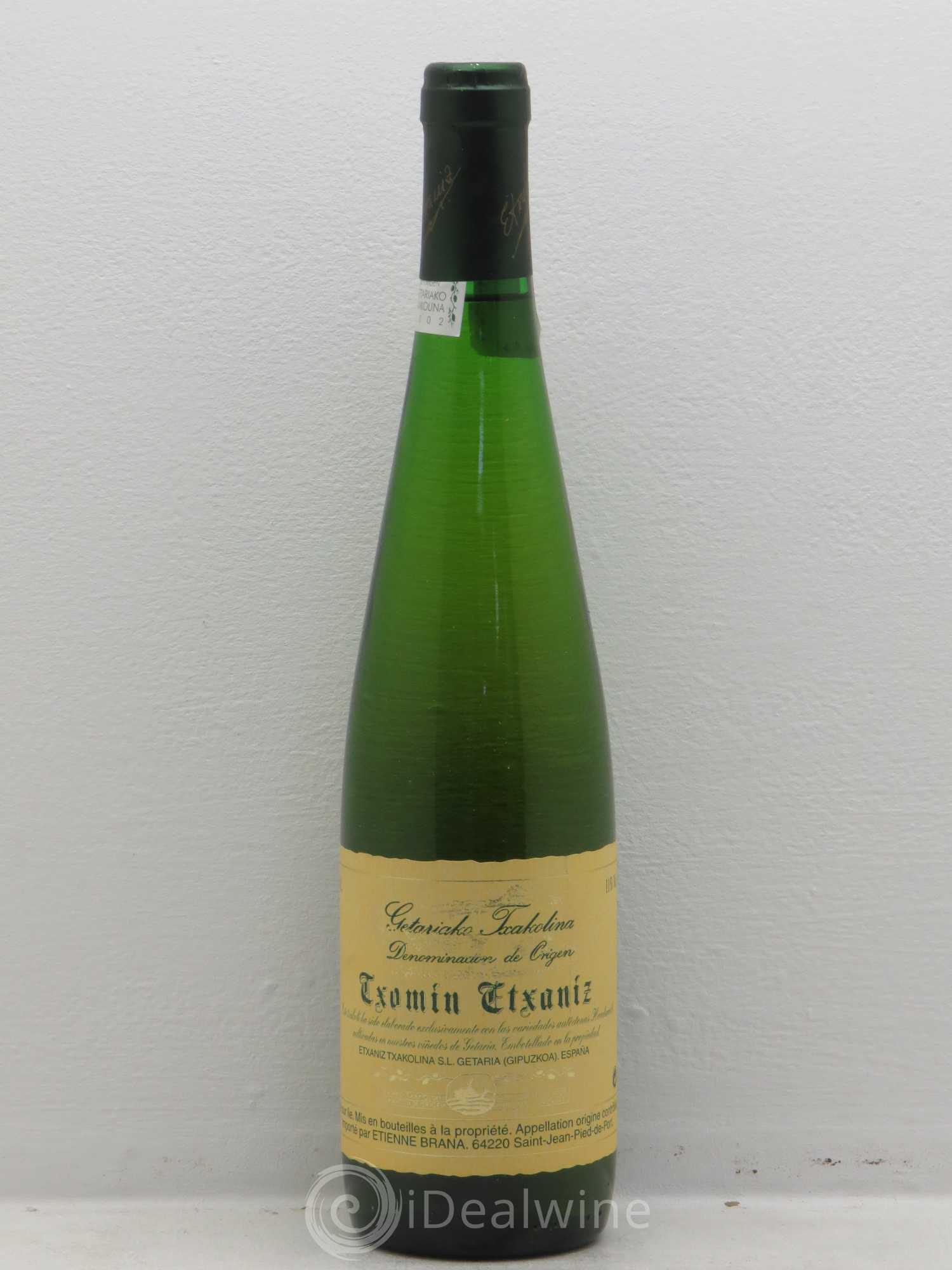 Espagne Txakoli Txomin Extaniz Getaria (sans prix de réserve) 2002 - Posten von 1 Flasche - 0