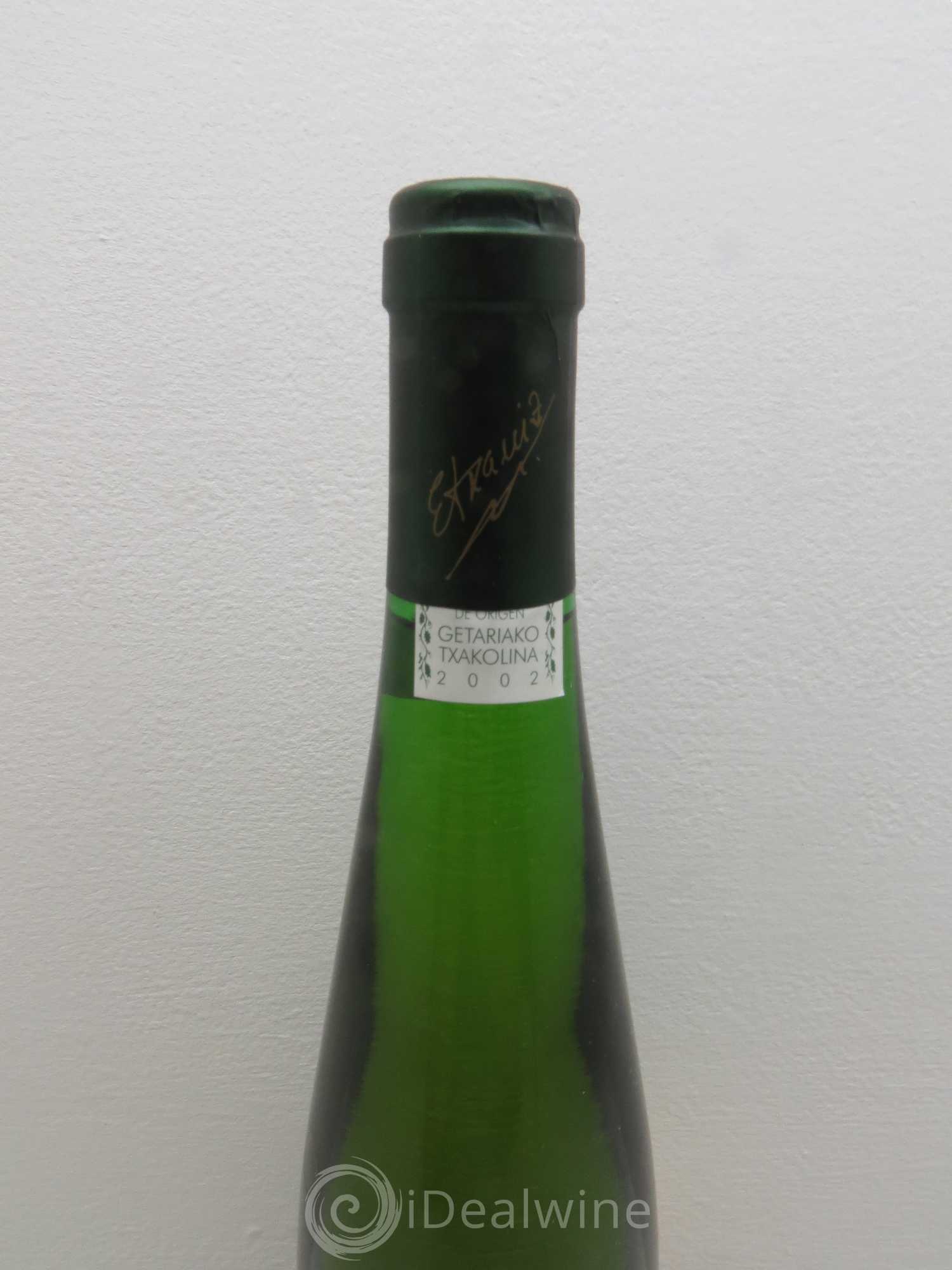 Espagne Txakoli Txomin Extaniz Getaria (sans prix de réserve) 2002 - Posten von 1 Flasche - 1