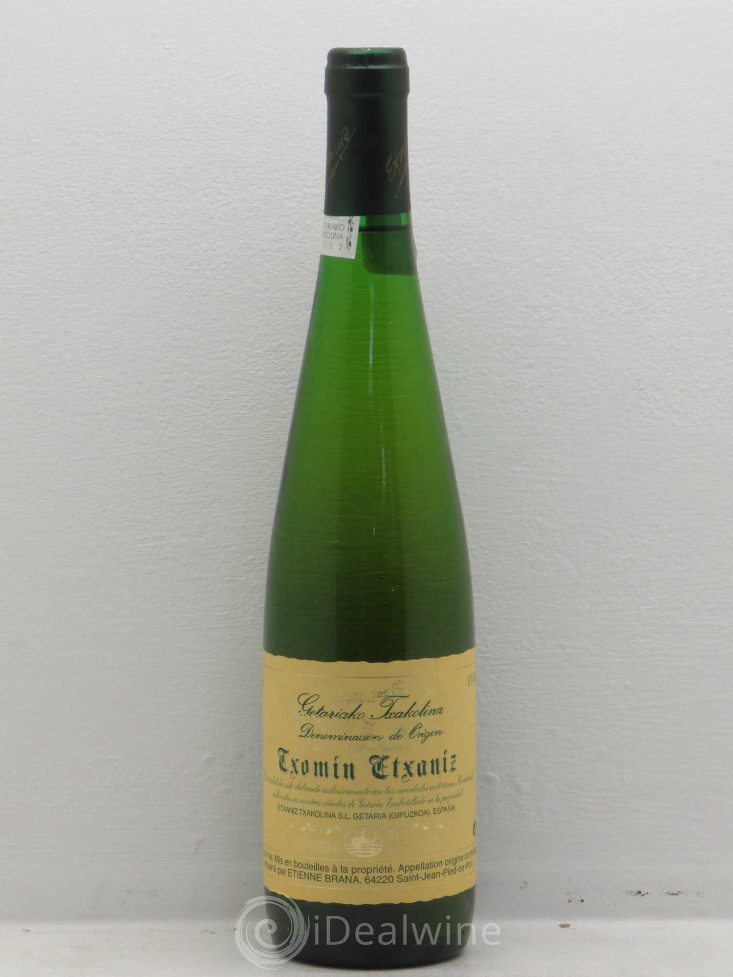 Espagne Txakoli Txomin Extaniz Getaria (sans prix de réserve) 2002 - Posten von 1 Flasche - 0