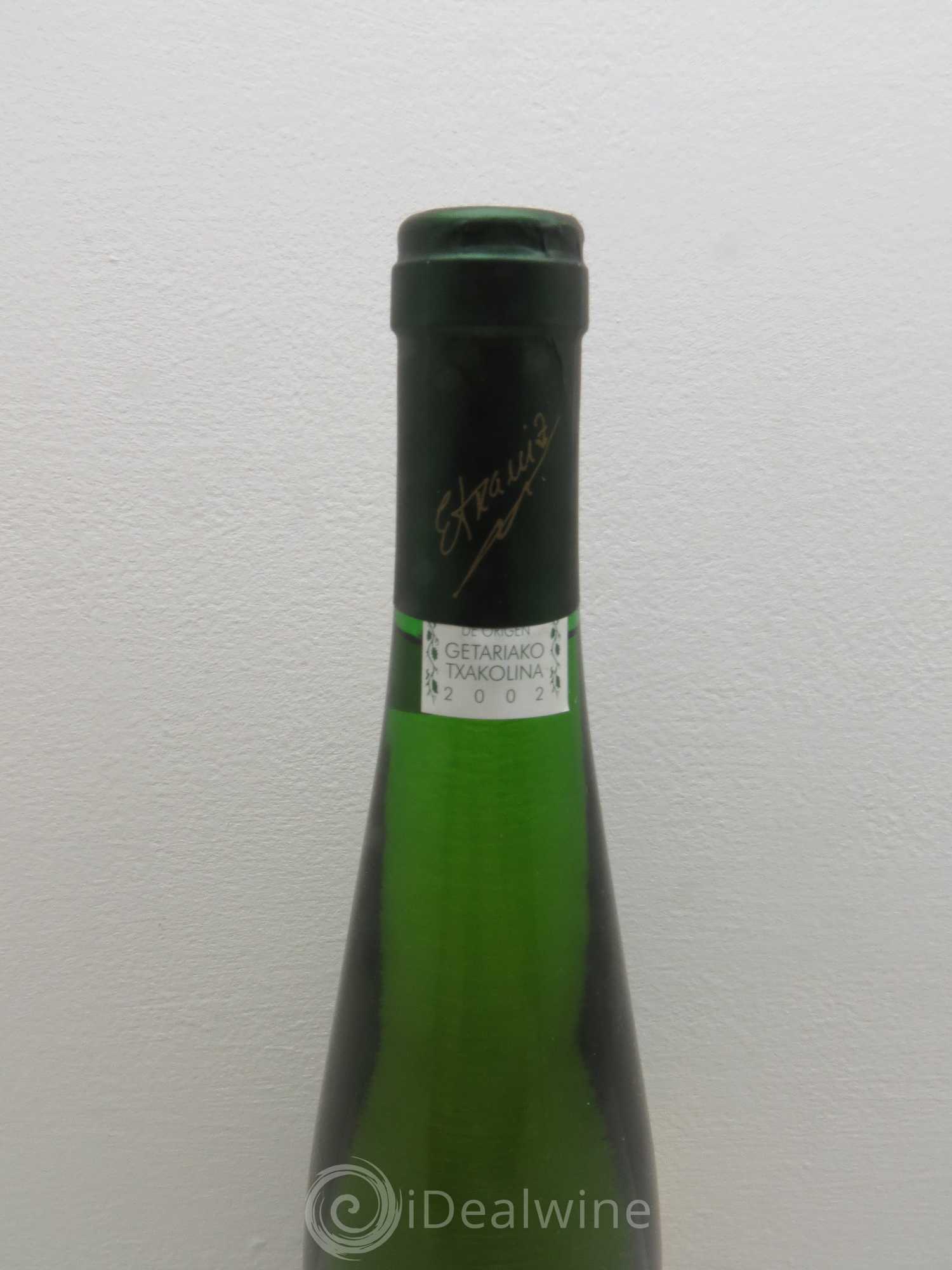 Espagne Txakoli Txomin Extaniz Getaria (sans prix de réserve) 2002 - Posten von 1 Flasche - 1