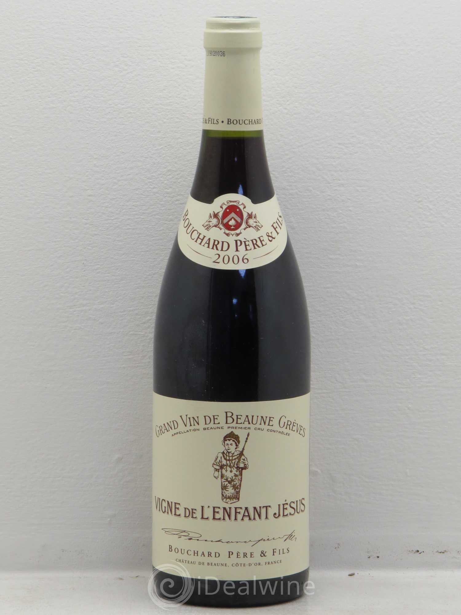 Beaune 1er Cru Grèves - Vigne de l'Enfant Jésus Bouchard Père & Fils (sans prix de réserve) 2006 - Lot de 1 bouteille - 0