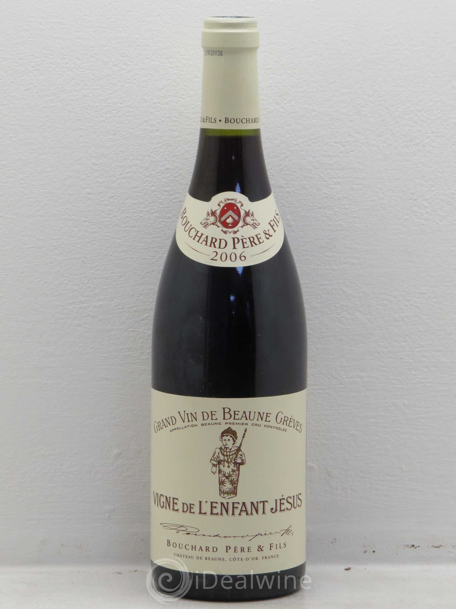Beaune 1er Cru Grèves - Vigne de l'Enfant Jésus Bouchard Père & Fils (sans prix de réserve) 2006 - Lot de 1 bouteille - 0