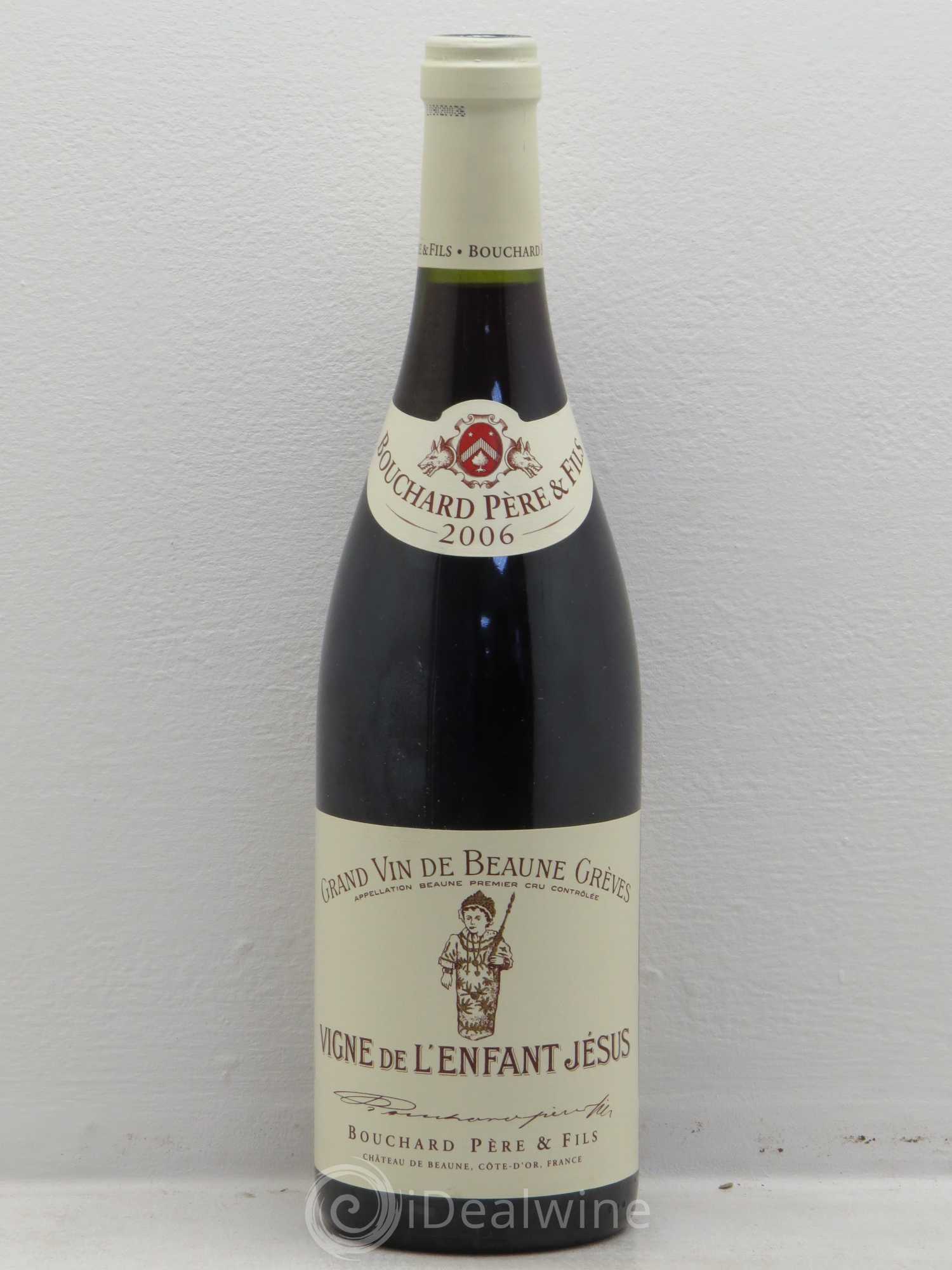 Beaune 1er Cru Grèves - Vigne de l'Enfant Jésus Bouchard Père & Fils (sans prix de réserve) 2006 - Lot de 1 bouteille - 0