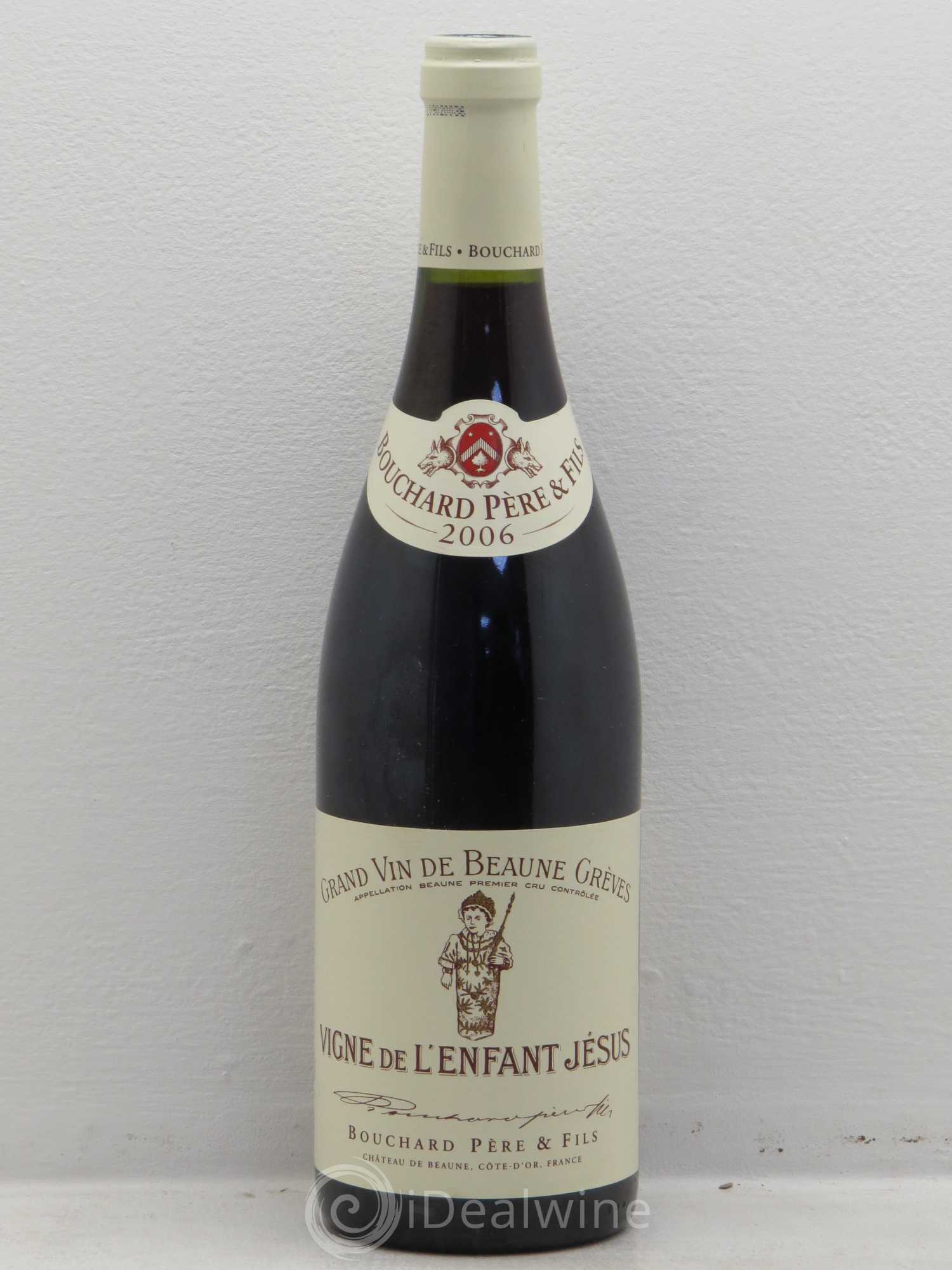 Beaune 1er Cru Grèves - Vigne de l'Enfant Jésus Bouchard Père & Fils (sans prix de réserve) 2006 - Lot de 1 bouteille - 0