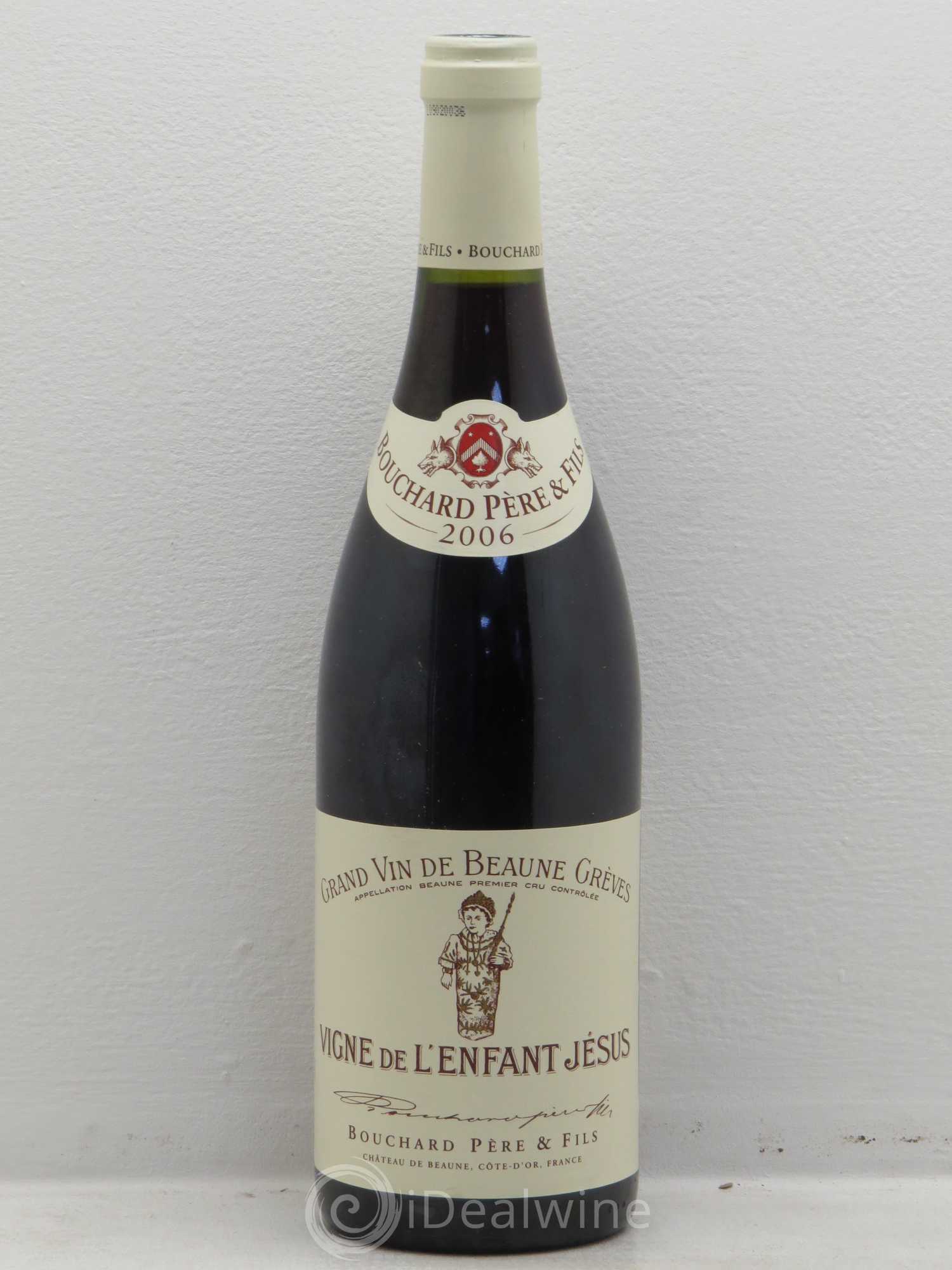 Beaune 1er Cru Grèves - Vigne de l'Enfant Jésus Bouchard Père & Fils (sans prix de réserve) 2006 - Lot de 1 bouteille - 0