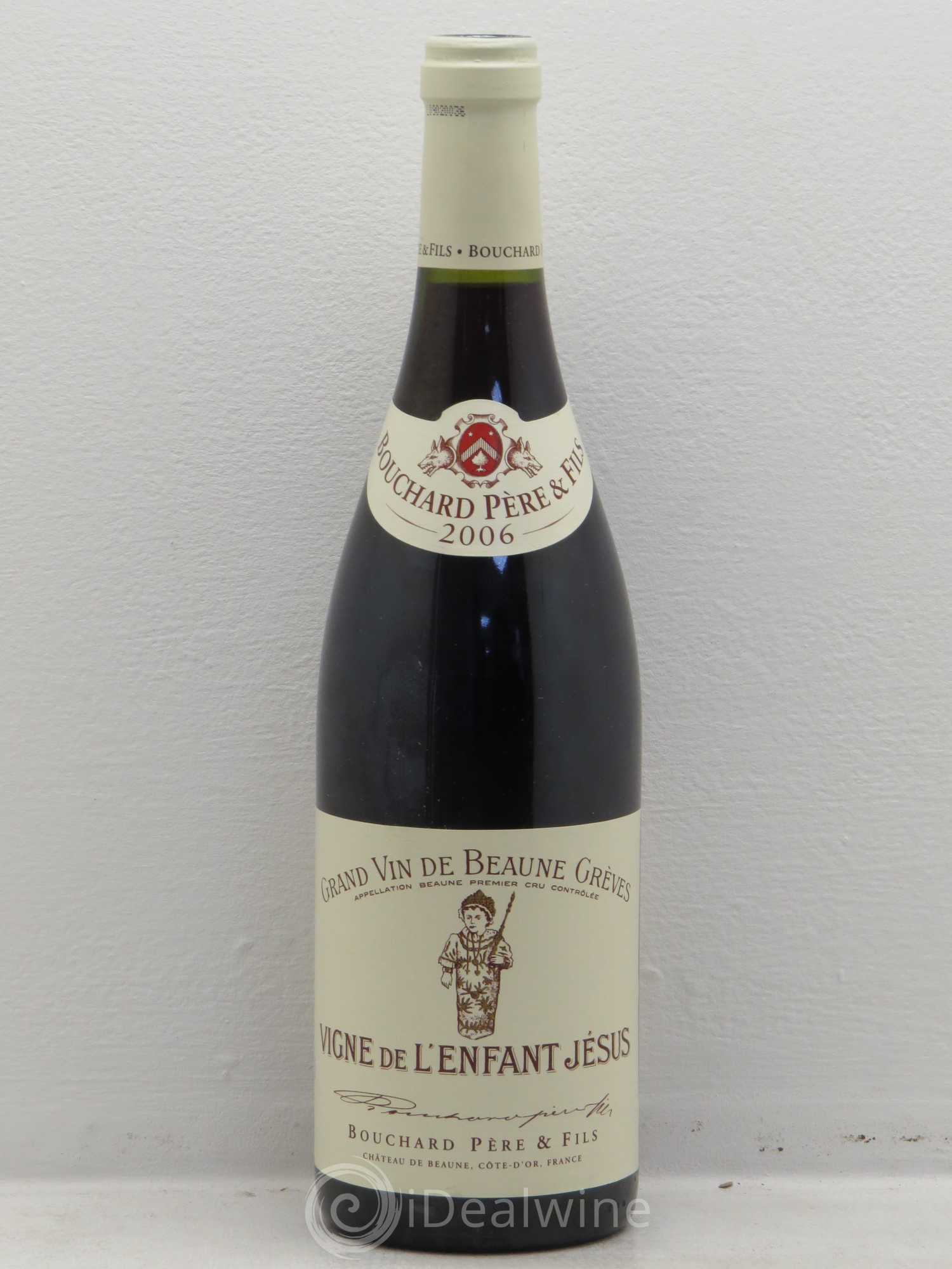 Beaune 1er Cru Grèves - Vigne de l'Enfant Jésus Bouchard Père & Fils (sans prix de réserve) 2006 - Lot de 1 bouteille - 0