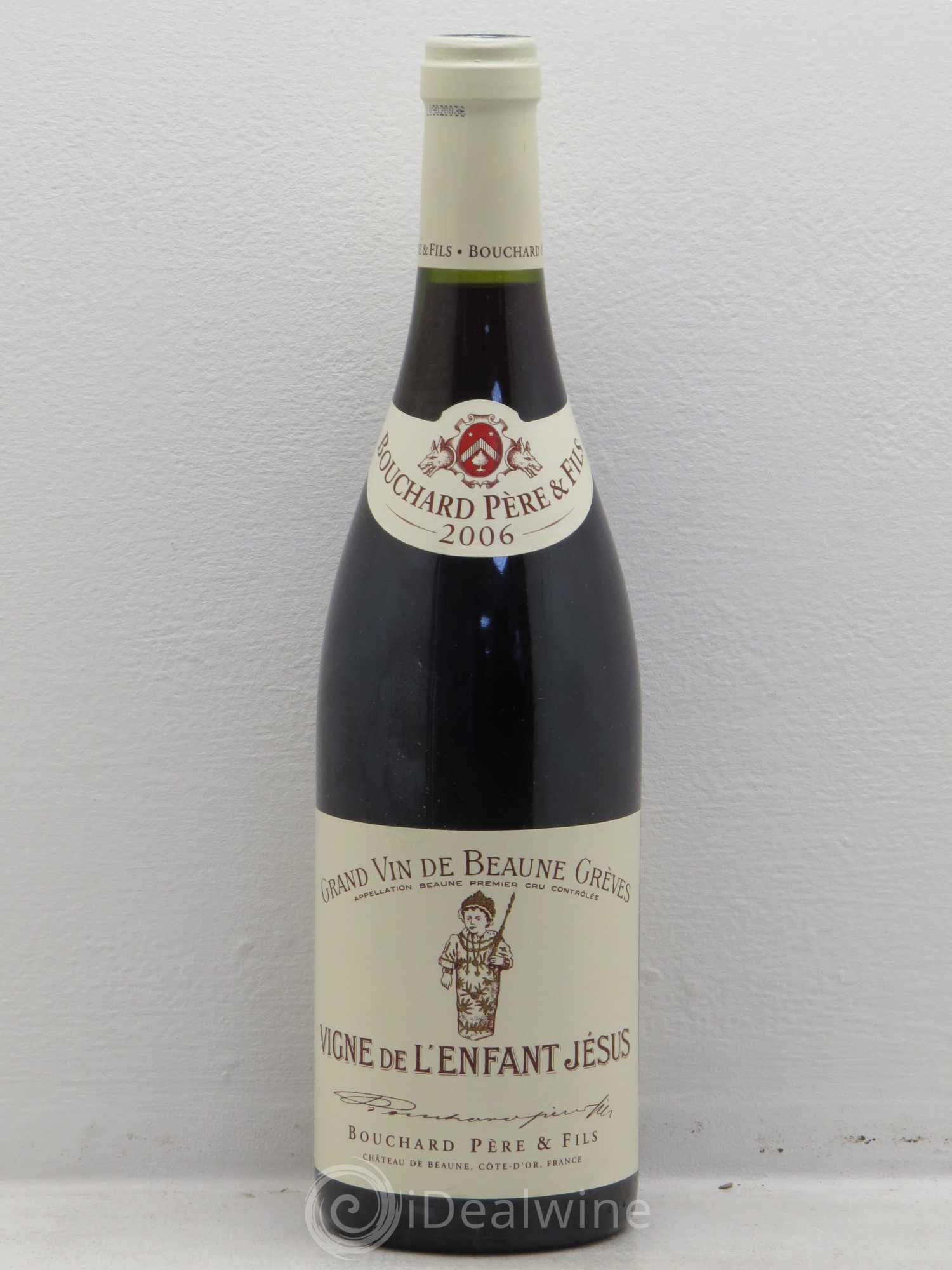 Beaune 1er Cru Grèves - Vigne de l'Enfant Jésus Bouchard Père & Fils (sans prix de réserve) 2006 - Lot de 1 bouteille - 0