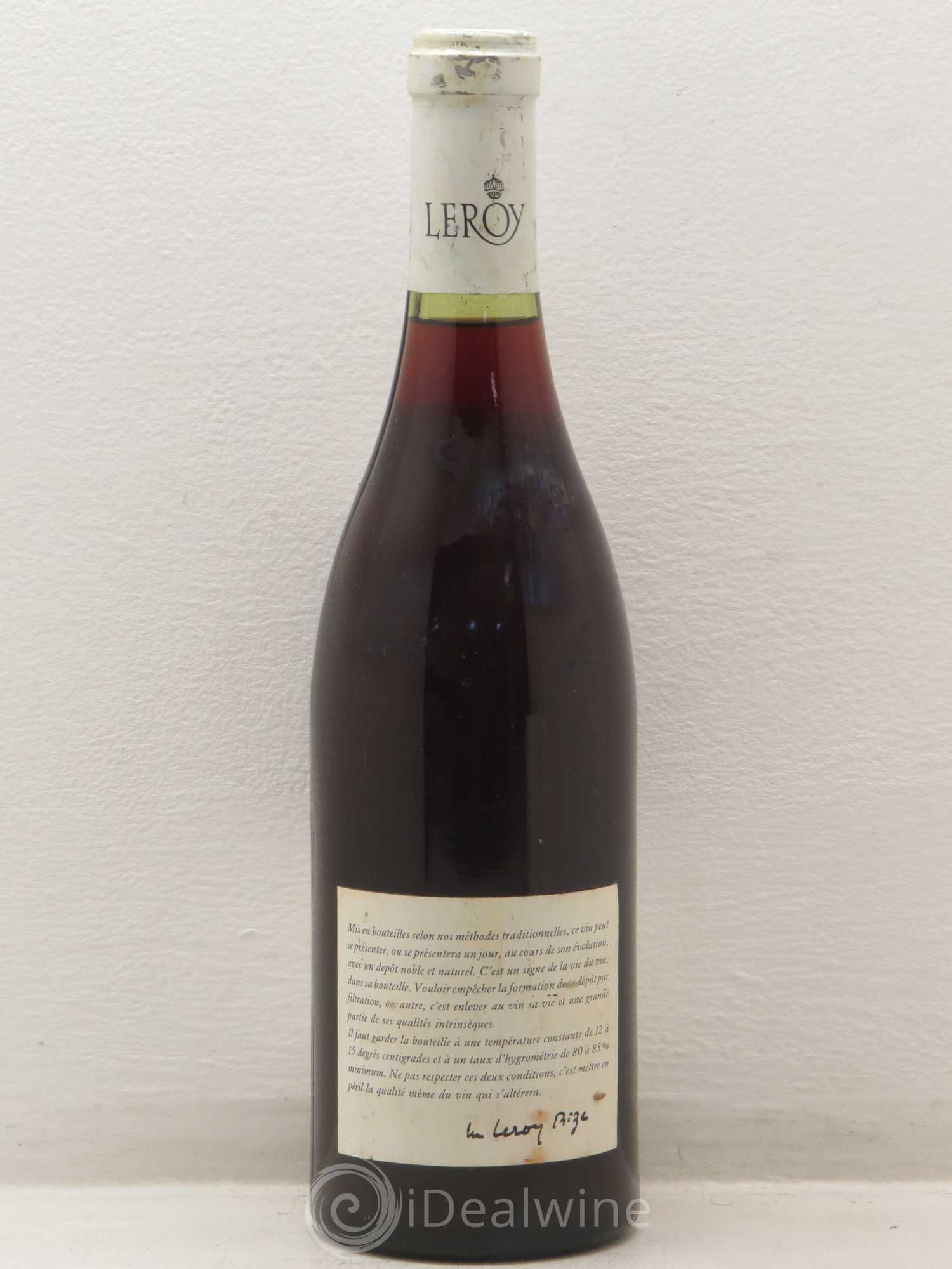 Echezeaux Grand Cru Leroy (Domaine) 1969 - Lot de 1 bouteille - 1