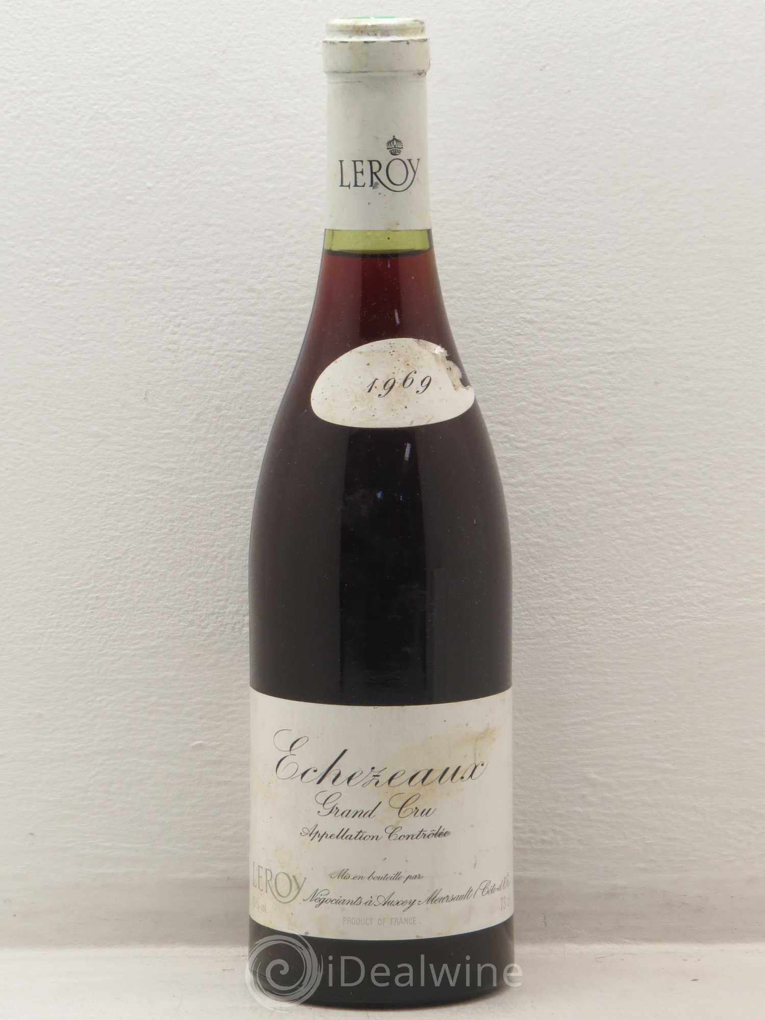 Echezeaux Grand Cru Leroy (Domaine) 1969 - Lot de 1 bouteille - 0