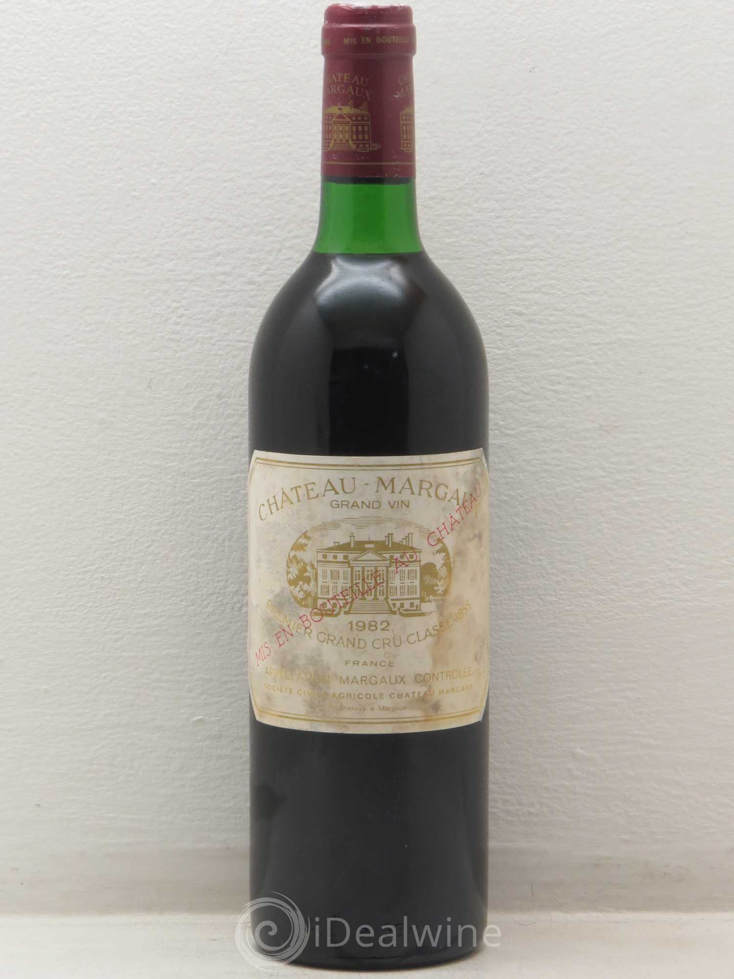 Château Margaux 1er Grand Cru Classé 1982 - Lot de 1 bouteille - 0