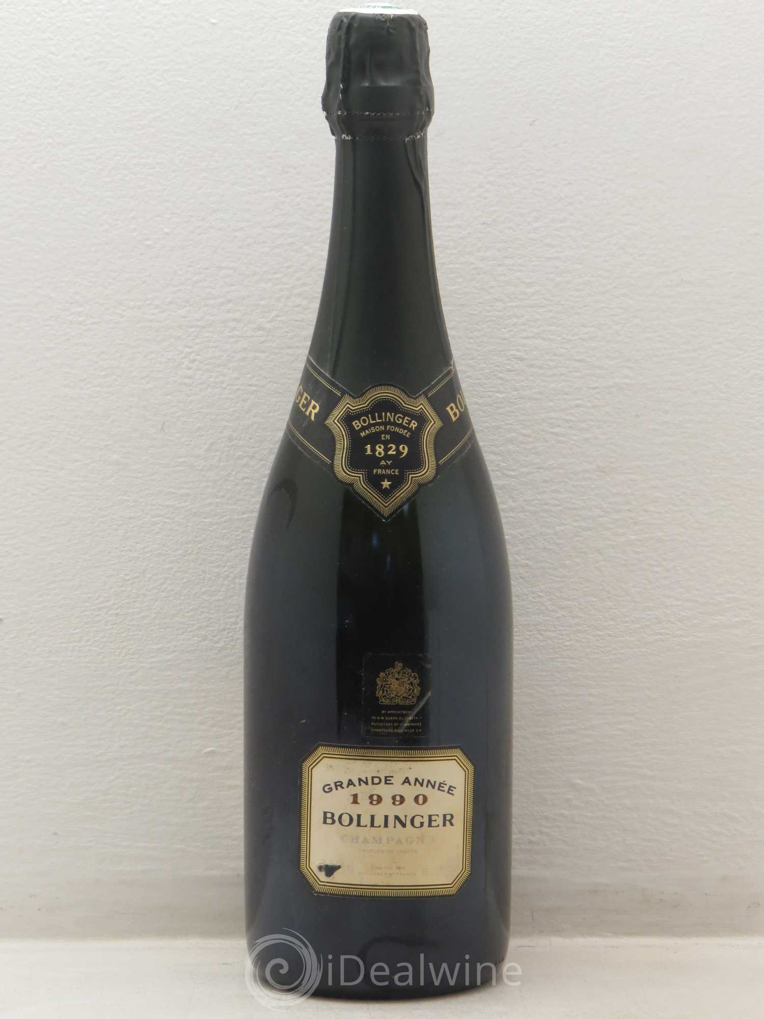 La Grande Année Brut Bollinger (sans prix de réserve) 1990 - Lot de 1 bouteille - 0
