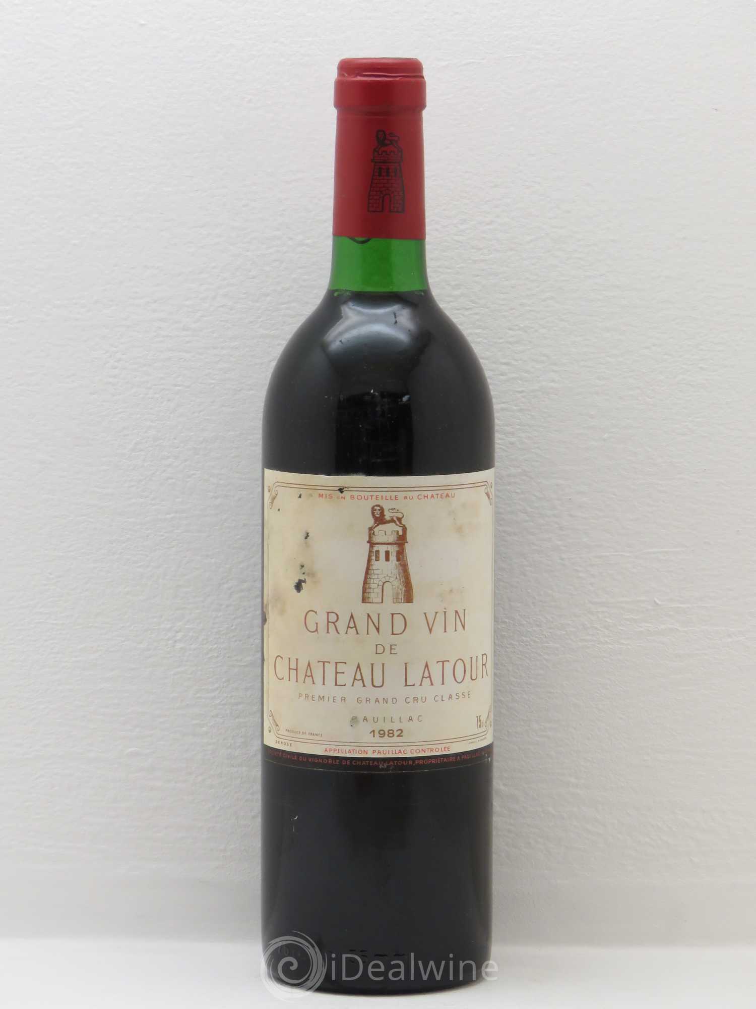 Château Latour 1er Grand Cru Classé (sans prix de réserve) 1982 - Lot de 1 bouteille - 0