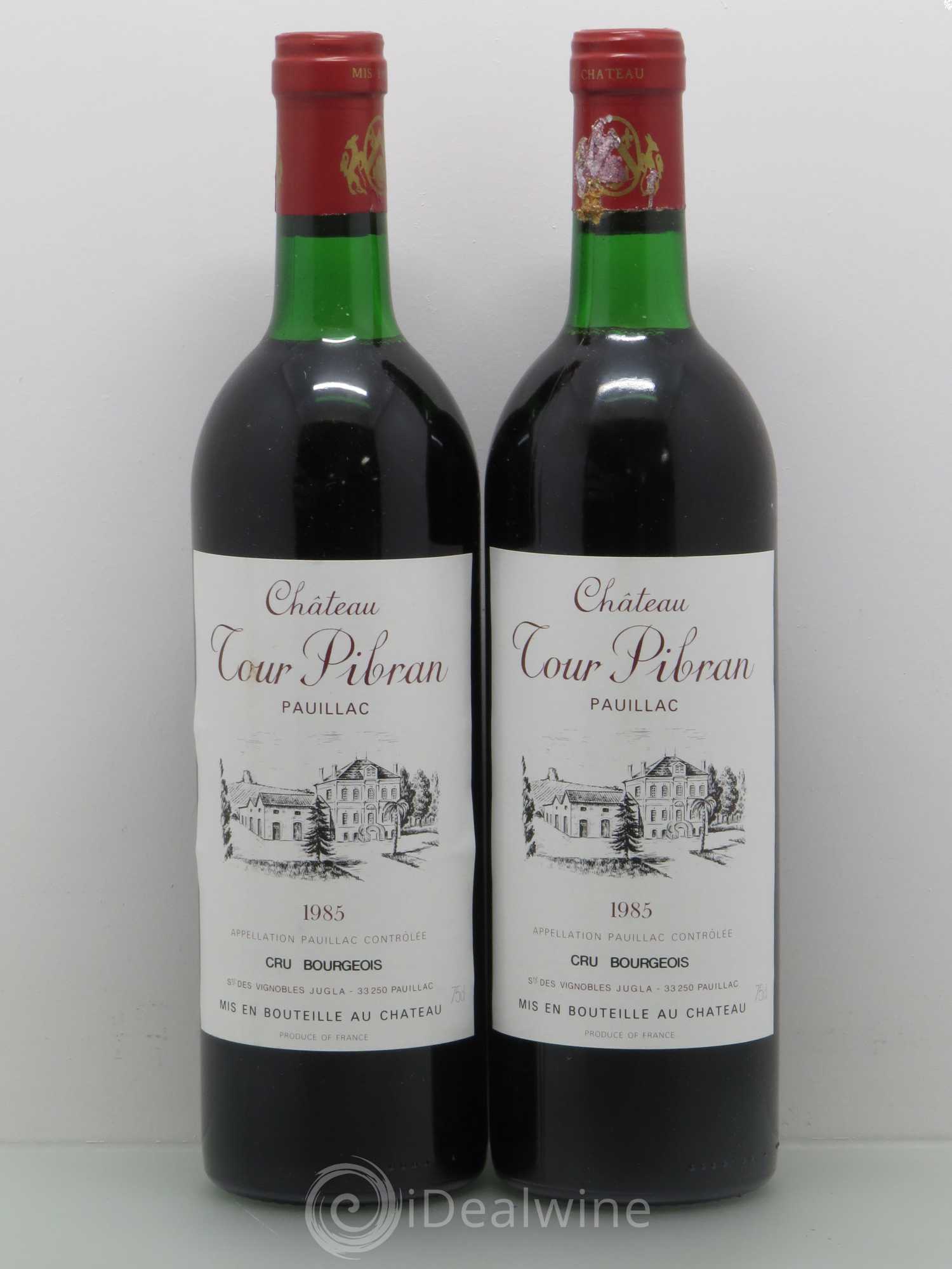 Château Tour Pibran Cru Bourgeois (sans prix de réserve) 1985 - Lot de 2 bouteilles - 0