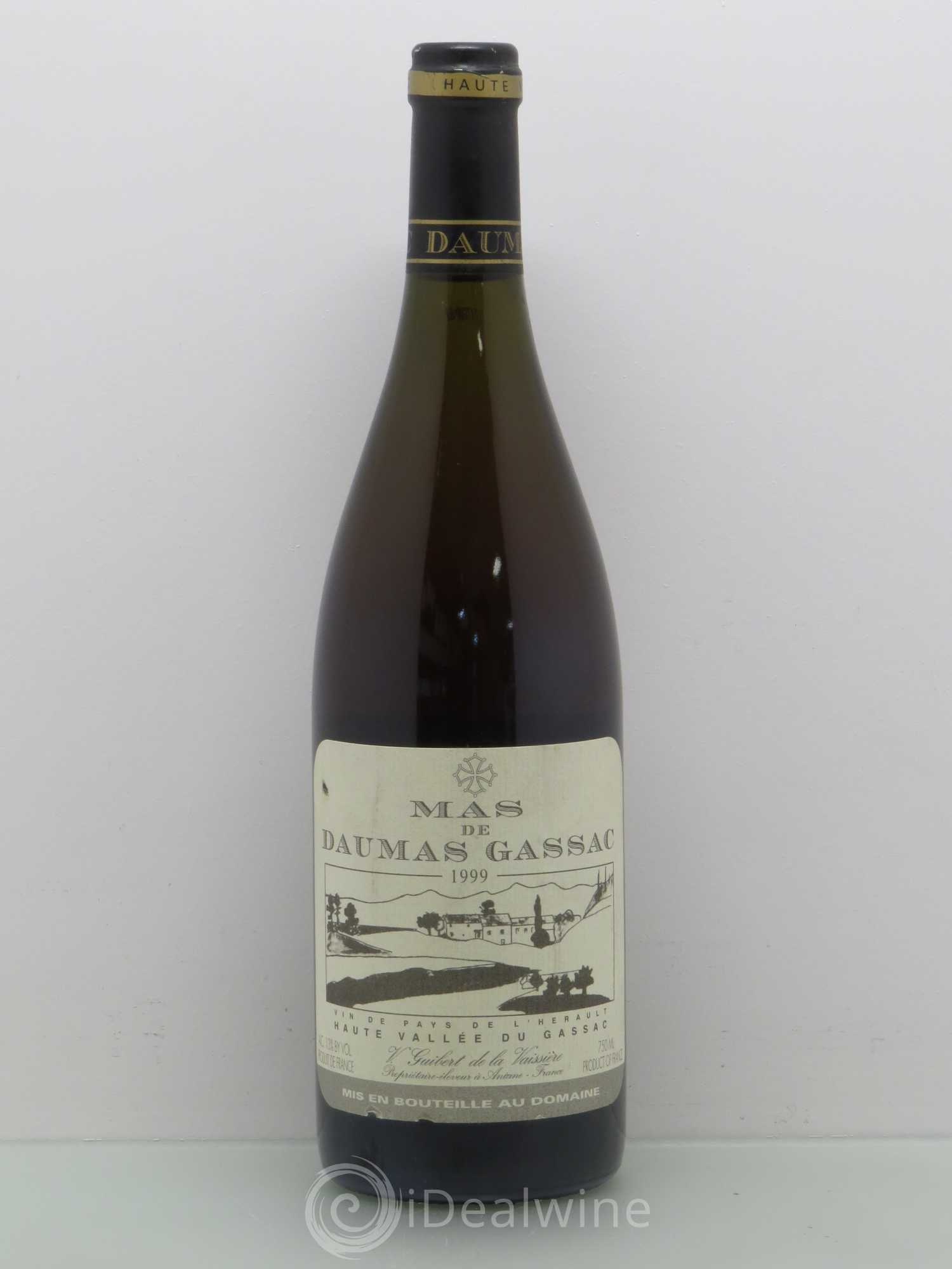 Saint-Guilhem-le-Désert - Cité d'Aniane Mas Daumas Gassac Famille Guibert de La Vaissière (sans prix de réserve) 1999 - Lot de 1 bouteille - 0