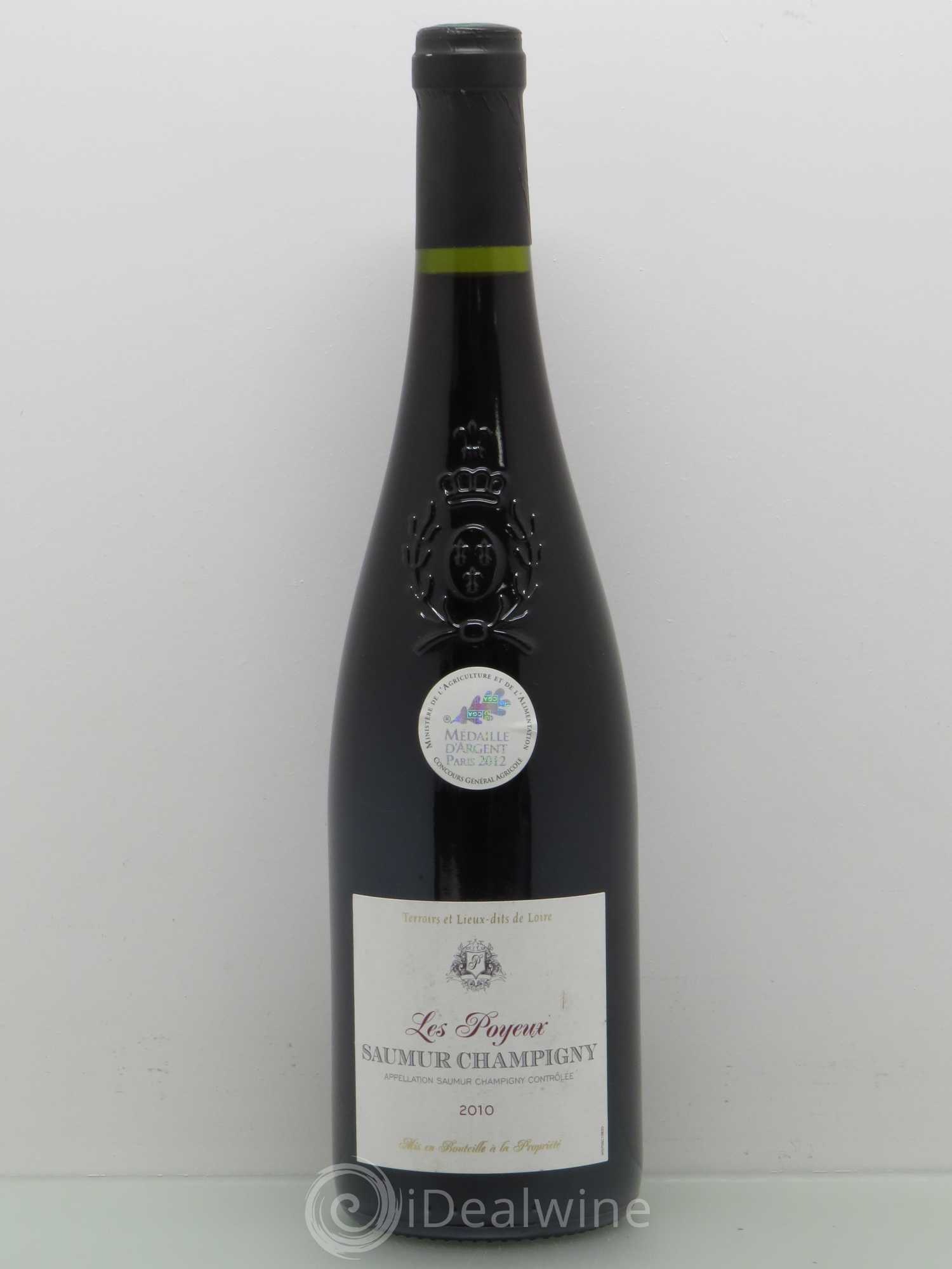 Saumur-Champigny Les Poyeux - Cave Coop (sans prix de réserve) 2010 - Posten von 1 Flasche - 0
