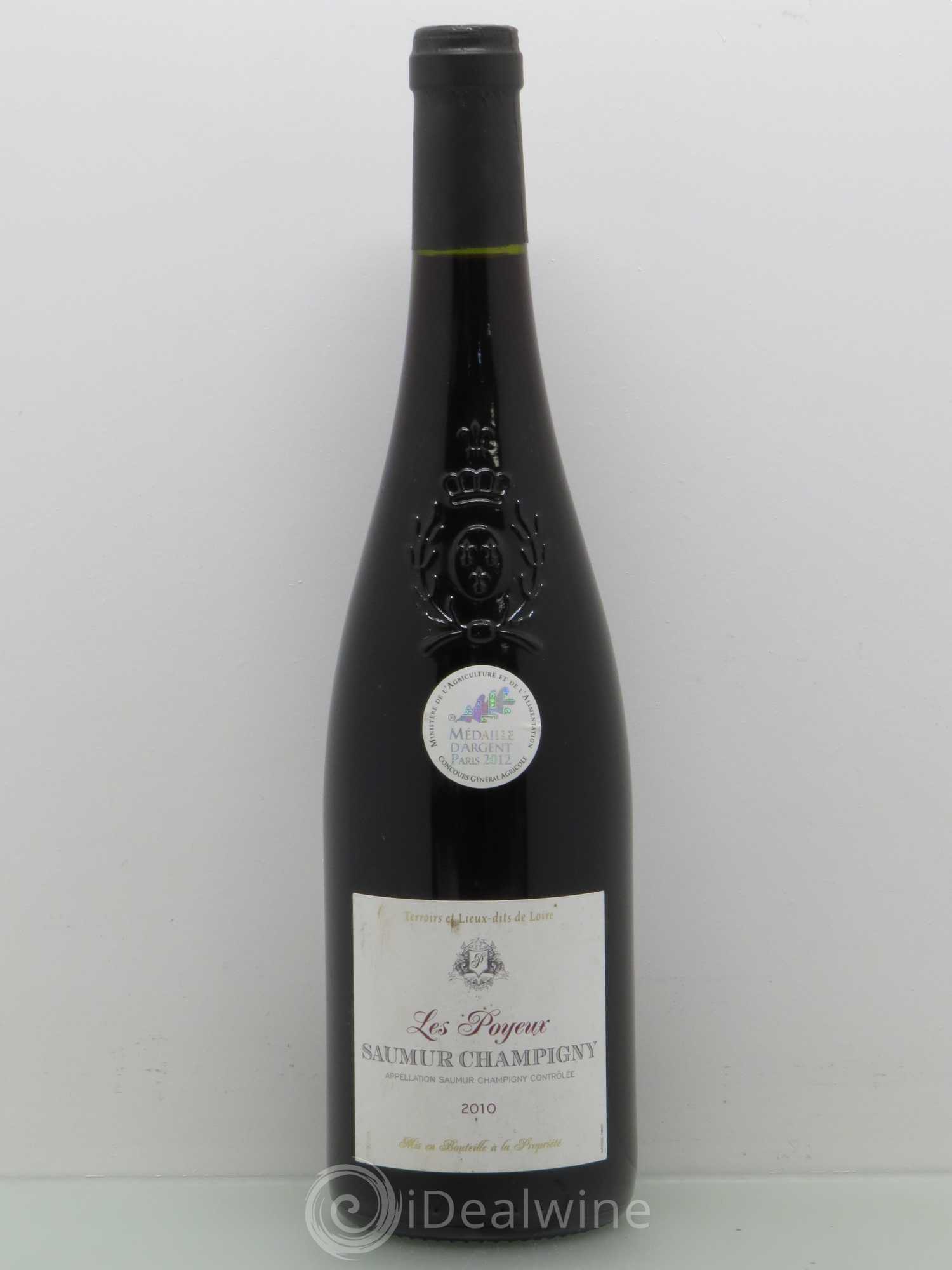 Saumur-Champigny Les Poyeux - Cave Coop (sans prix de réserve) 2010 - Posten von 1 Flasche - 0