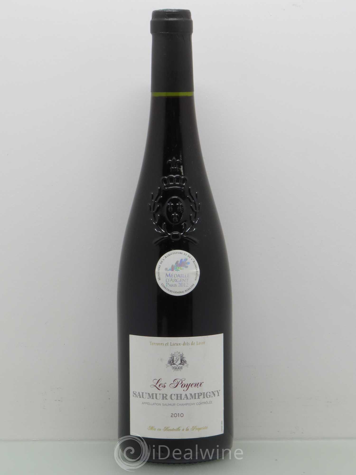 Saumur-Champigny Les Poyeux - Cave Coop (sans prix de réserve) 2010 - Posten von 1 Flasche - 0